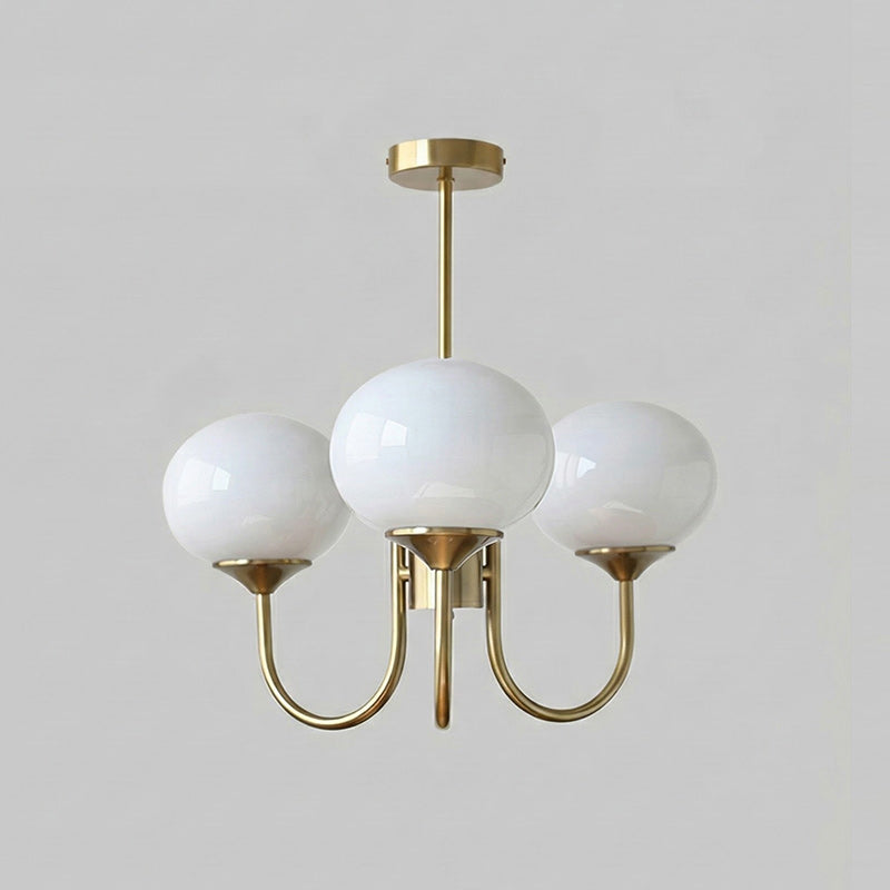 Marshmallow Modern Glass Chandelier