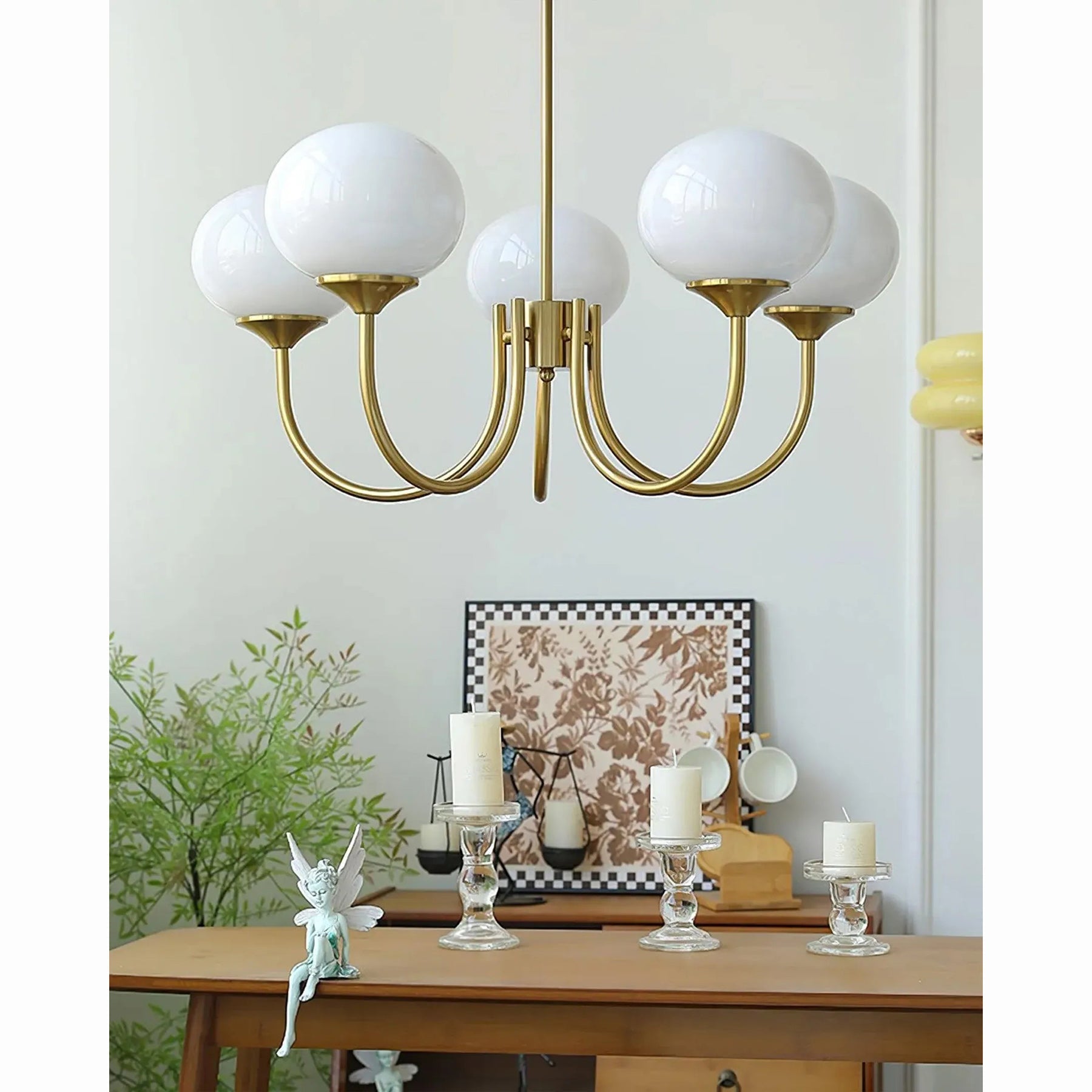 Marshmallow Modern Glass Chandelier