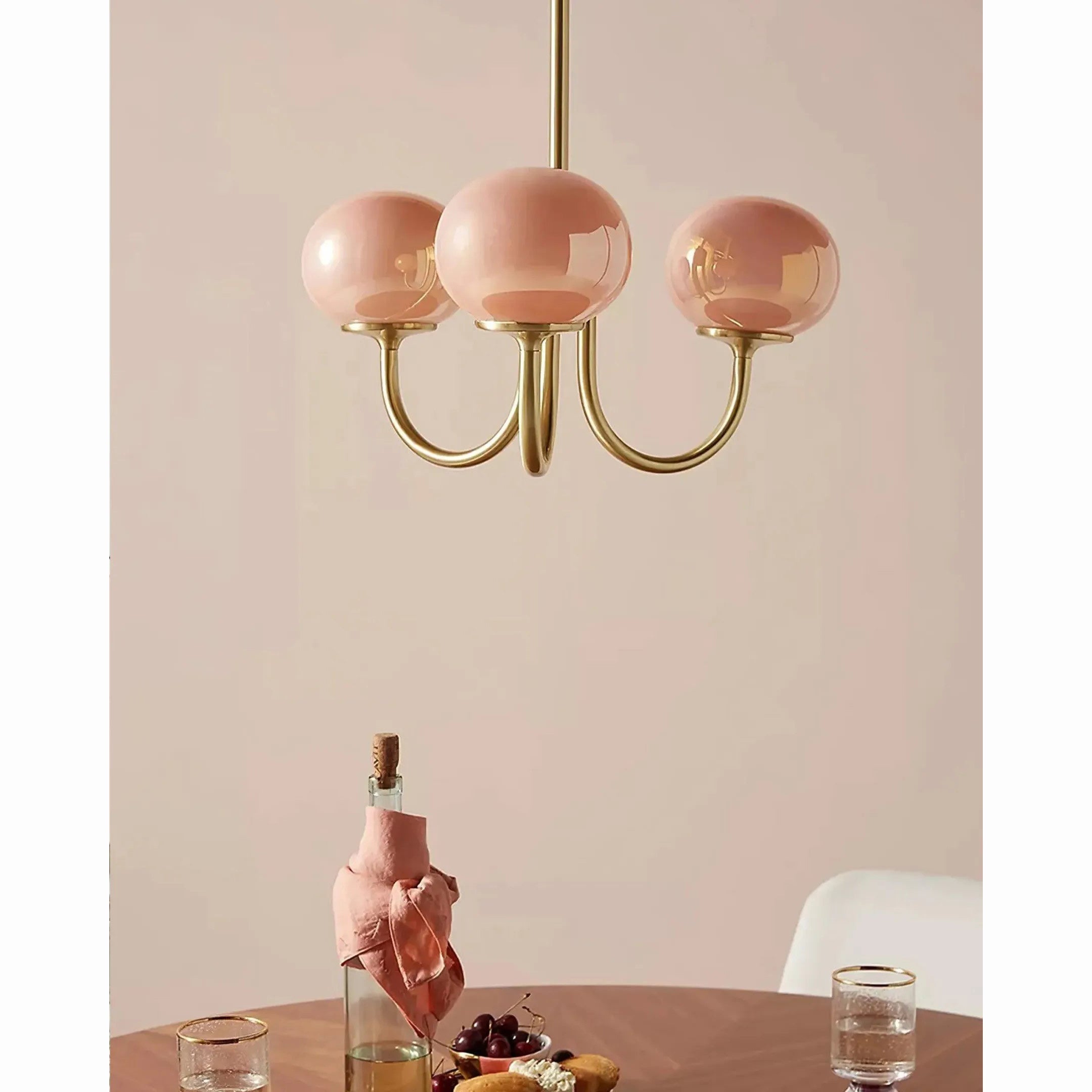 Marshmallow Modern Glass Chandelier