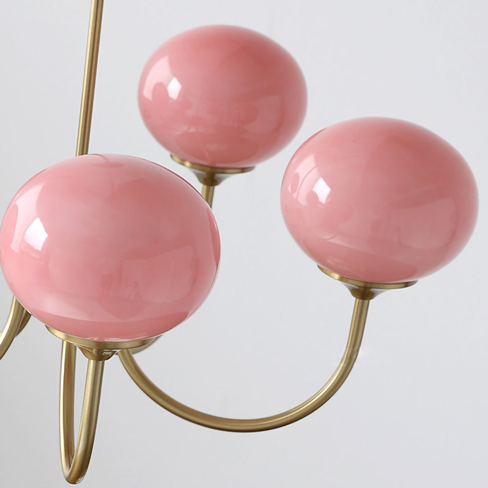 Marshmallow Modern Glass Chandelier