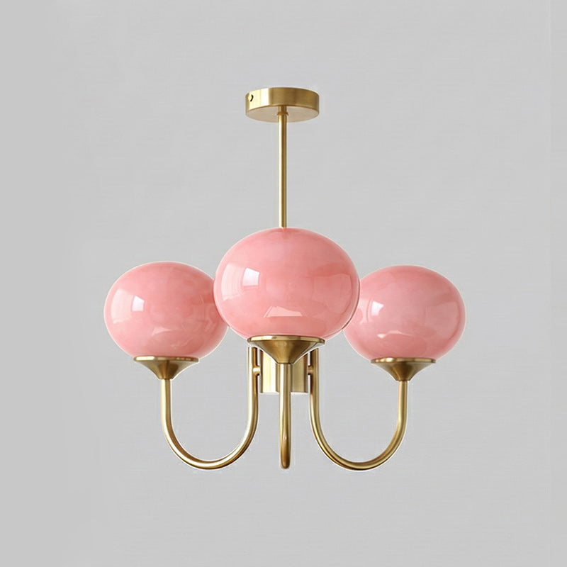 Marshmallow Modern Glass Chandelier