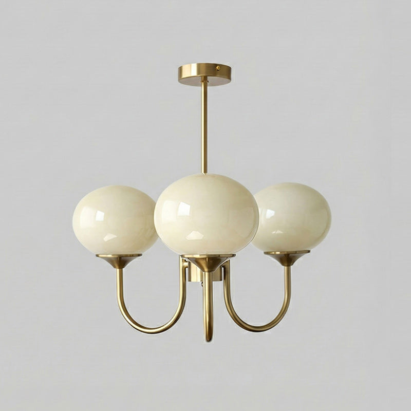 Marshmallow Modern Glass Chandelier