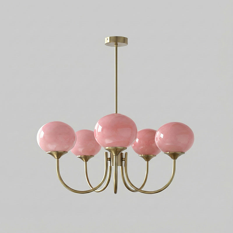 Marshmallow Modern Glass Chandelier