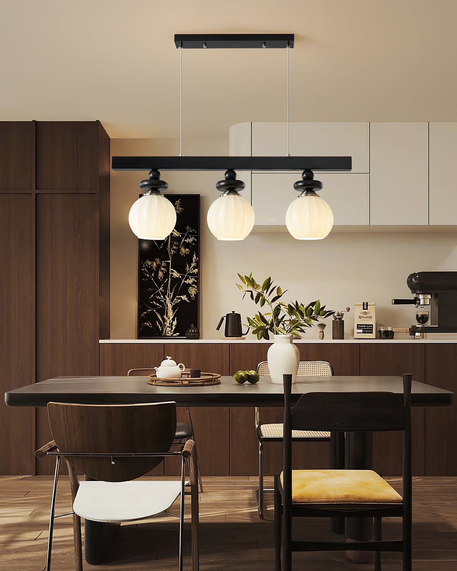 Maru Minimalist Glass Pendant Light