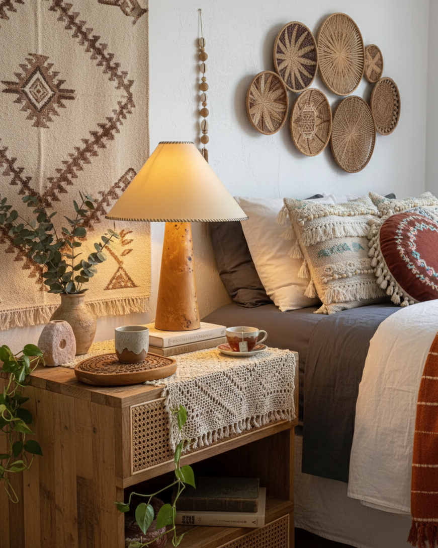 Marwood Wabi-Sabi Wood Stitch Table Light