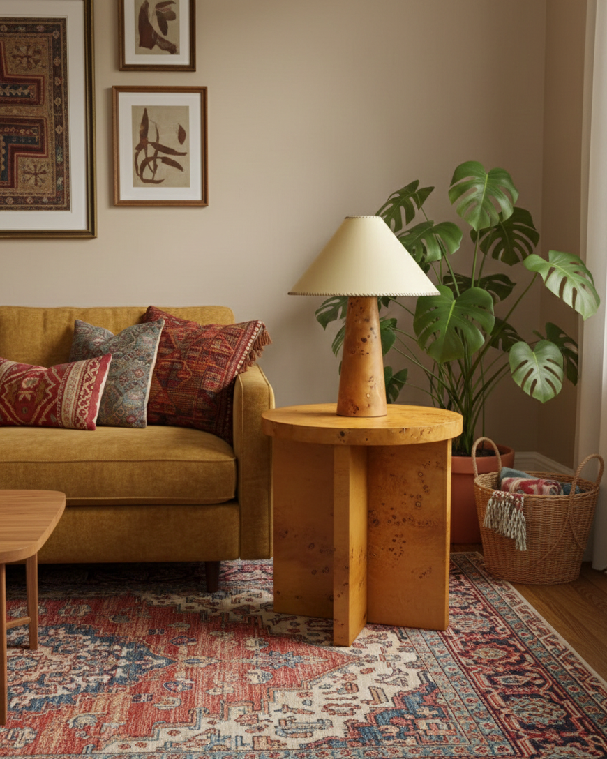 Marwood Wabi-Sabi Wood Stitch Table Light