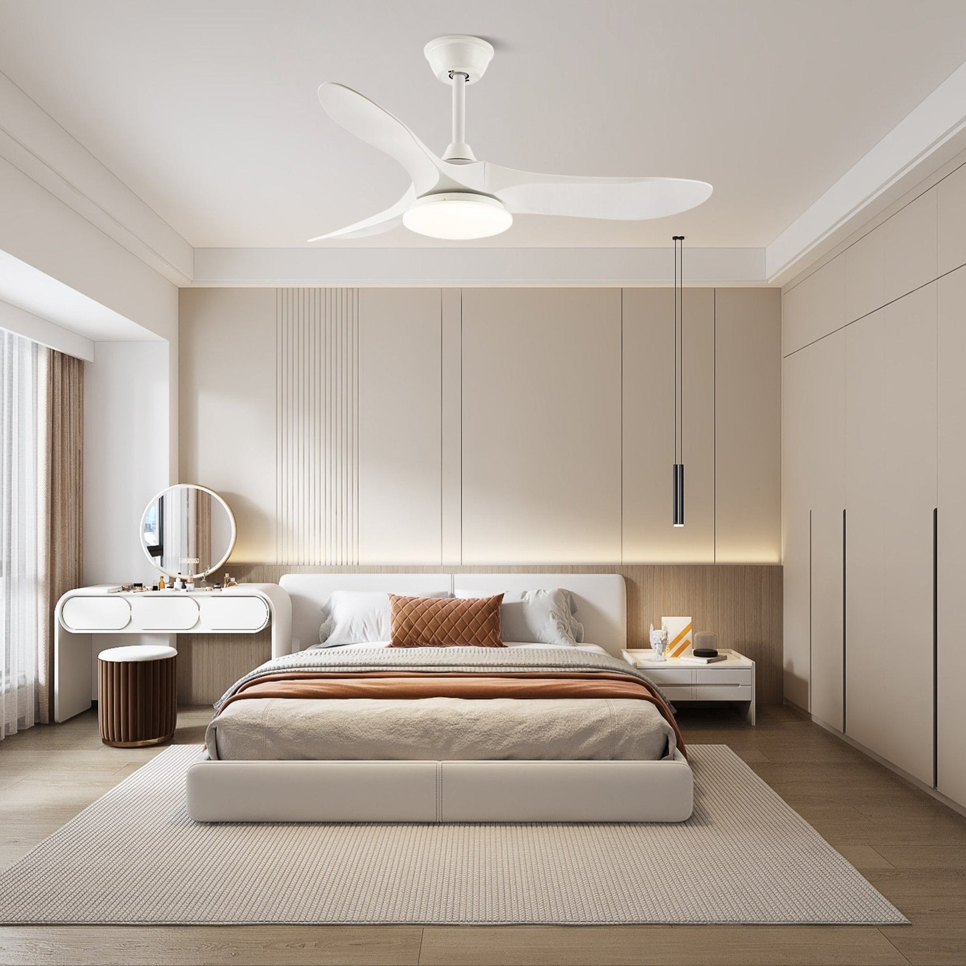 Elora Minimalist Ceiling Fan Light - Blowlighting