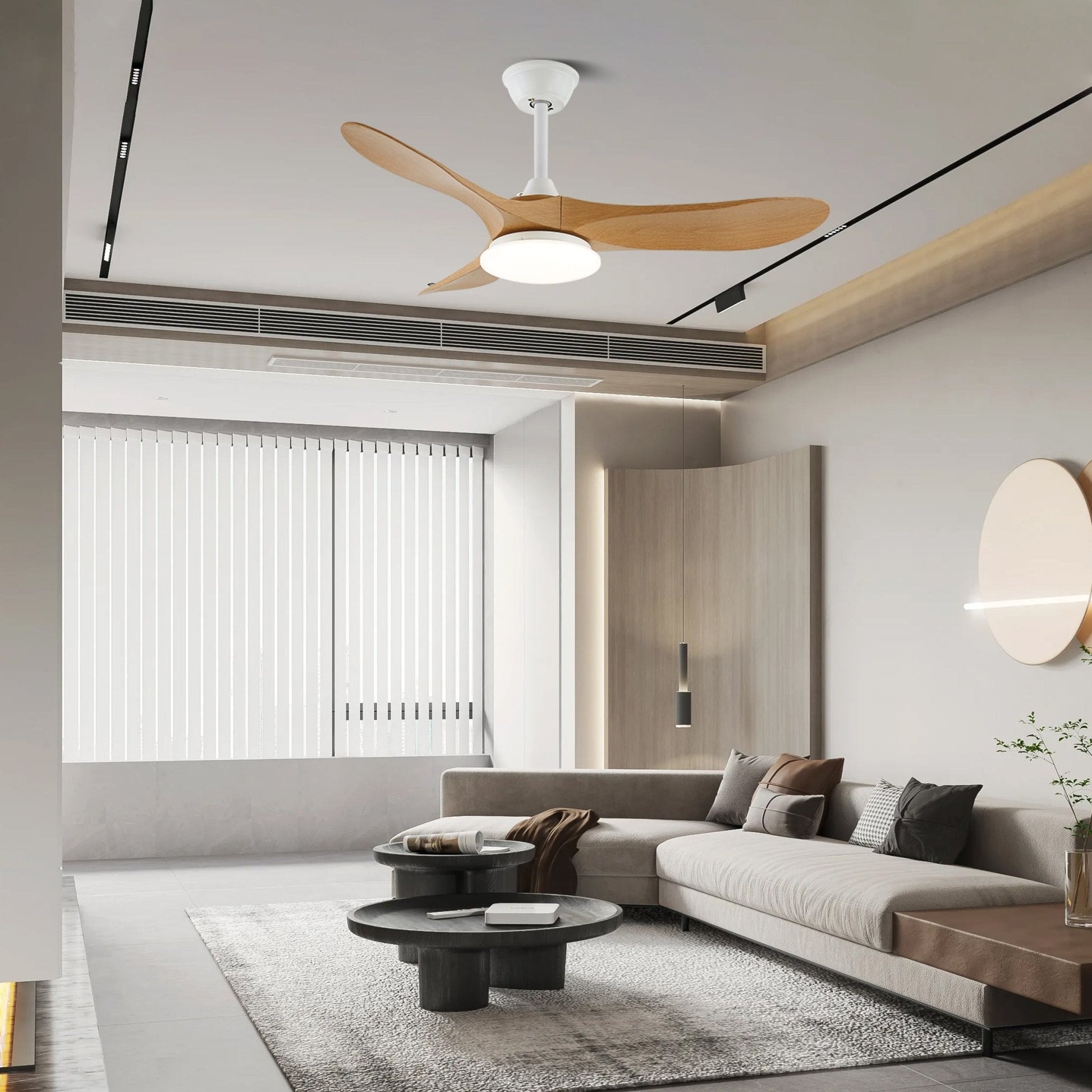 Elora Minimalist Ceiling Fan Light - Blowlighting