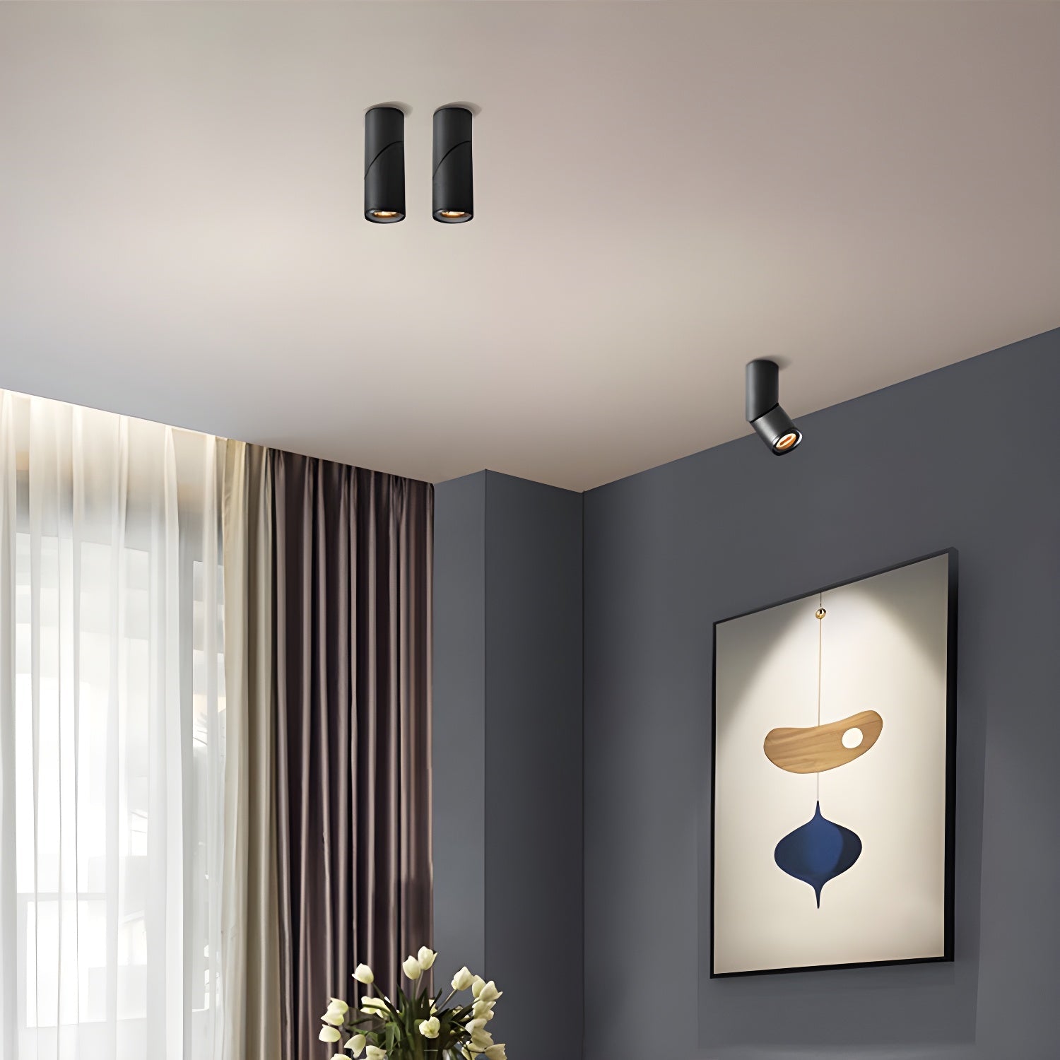 Maxwell Pivot Surface Downlight - Blowlighting
