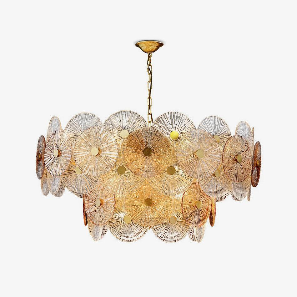 Aurelia Glass Chandelier Light - Blowlighting