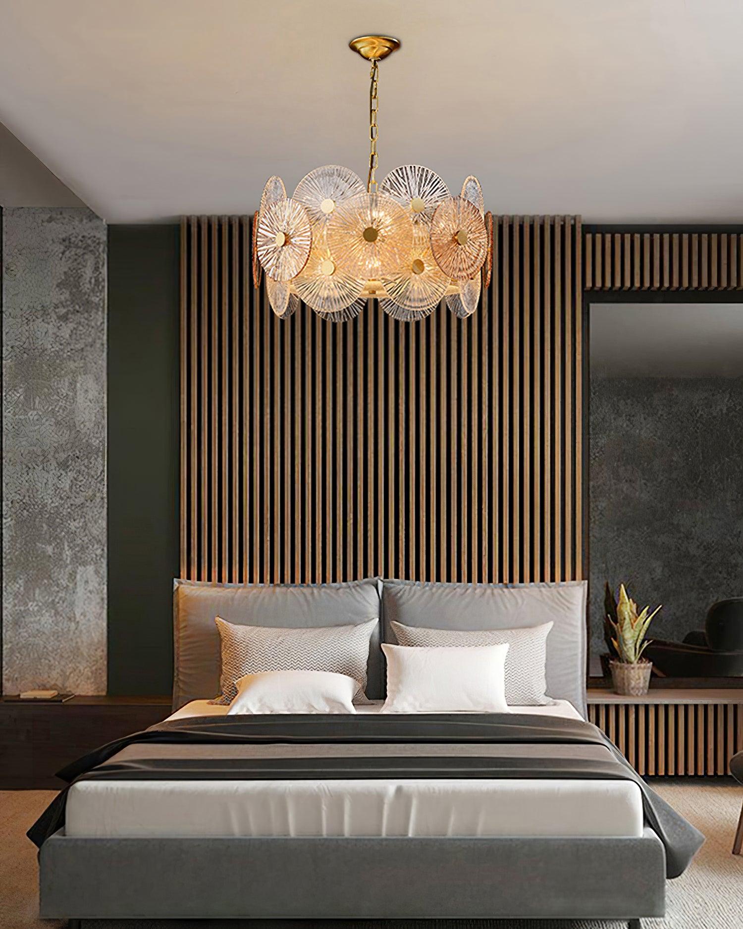 Aurelia Glass Chandelier Light - Blowlighting