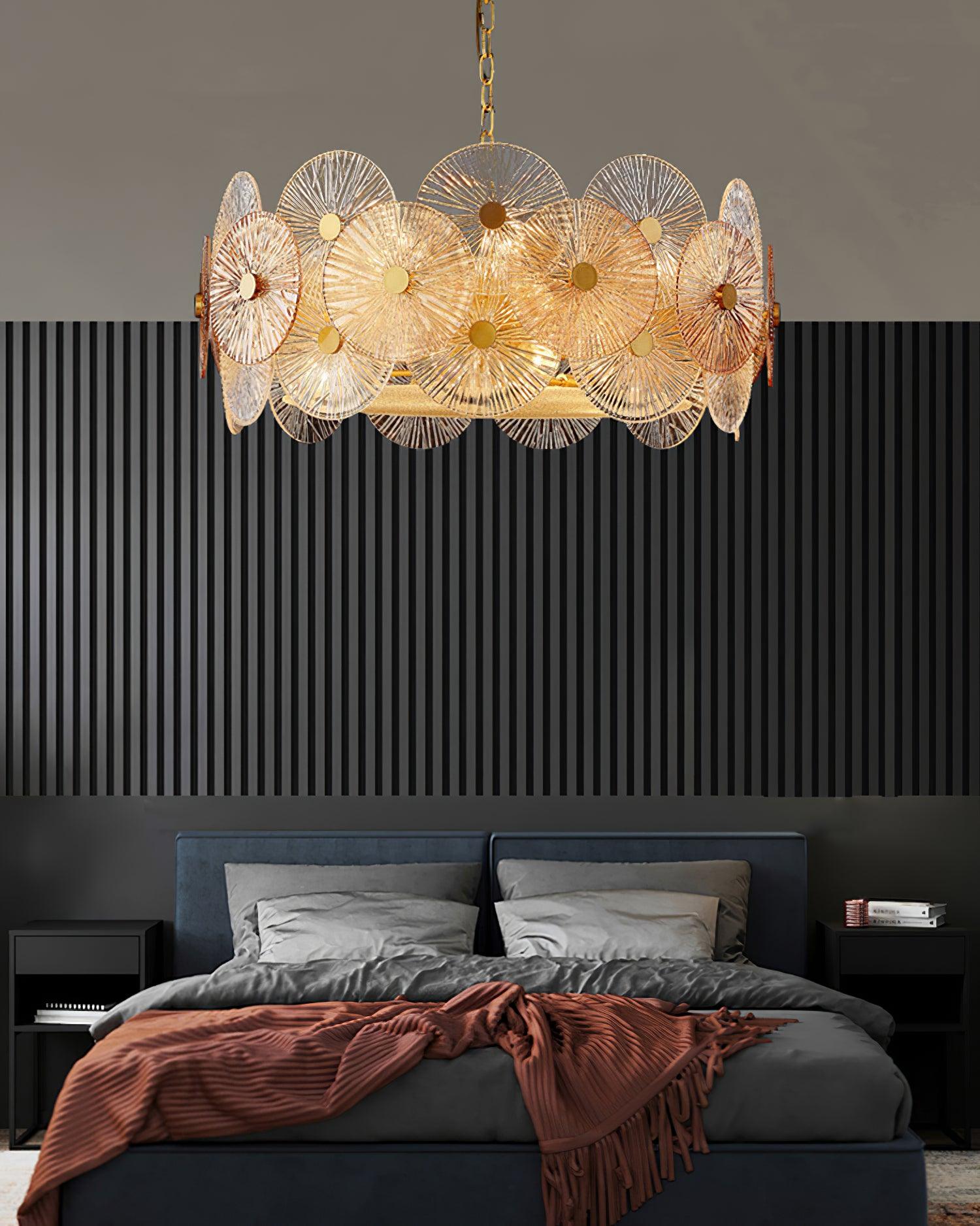 Aurelia Glass Chandelier Light - Blowlighting
