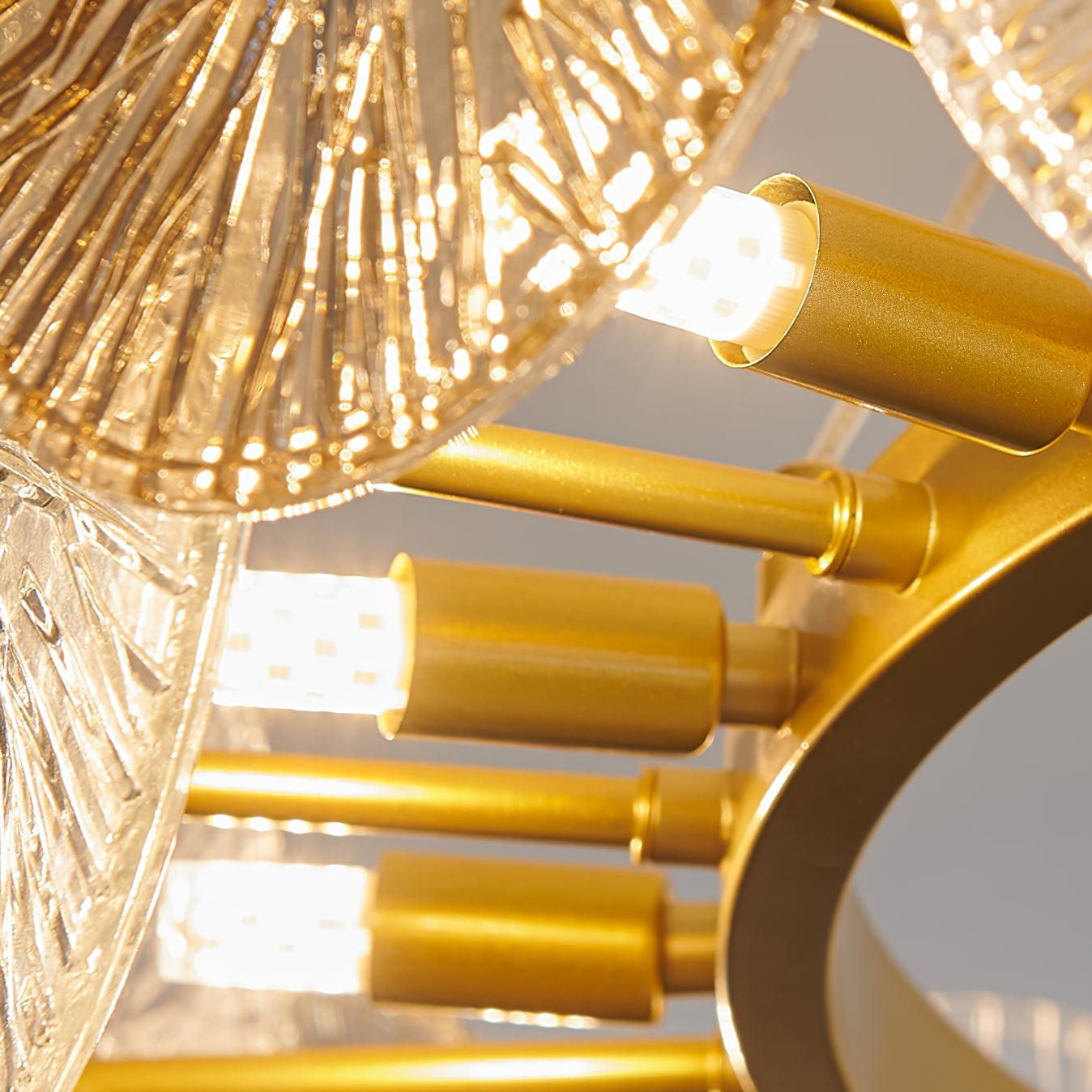 Aurelia Glass Chandelier Light - Blowlighting