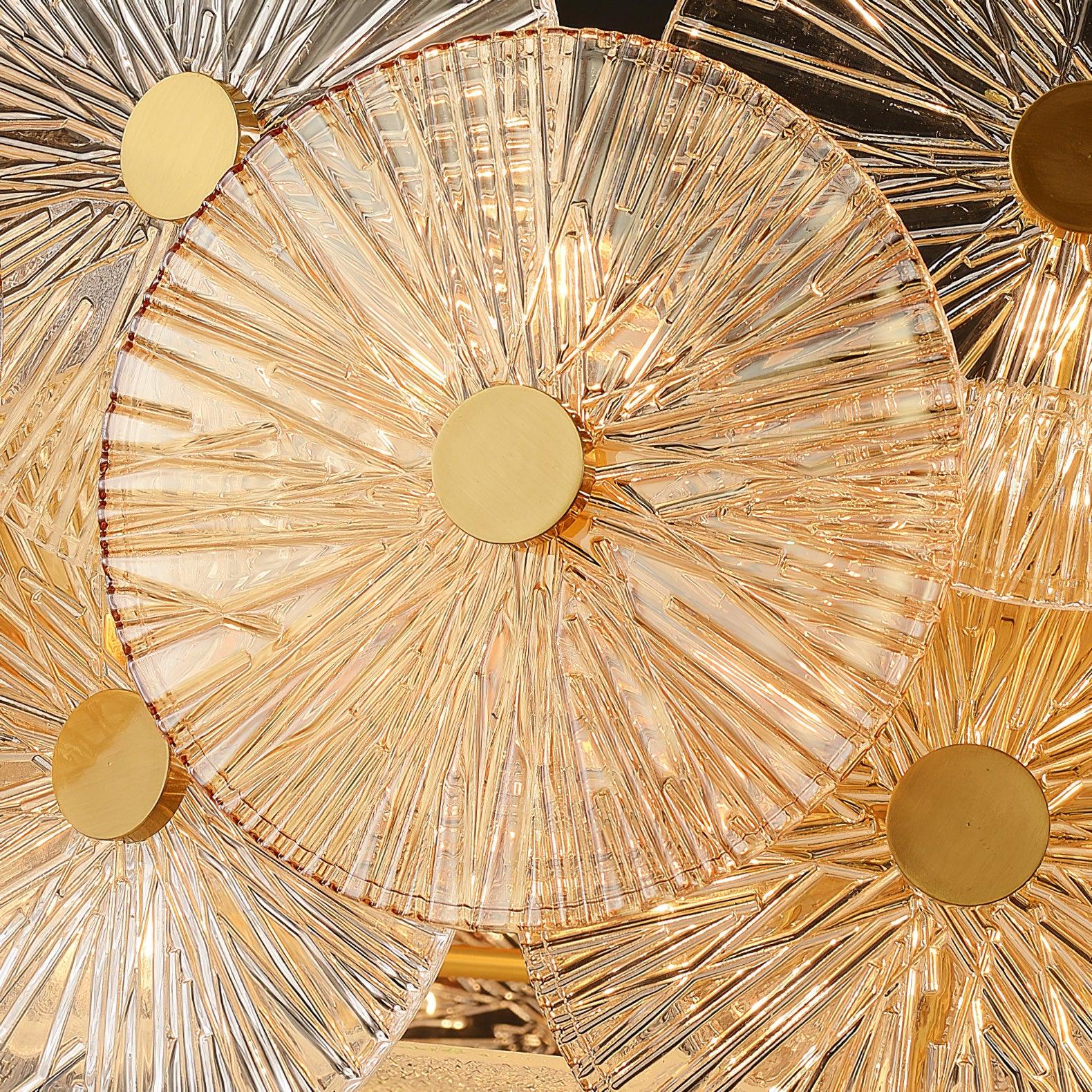 Aurelia Glass Chandelier Light - Blowlighting