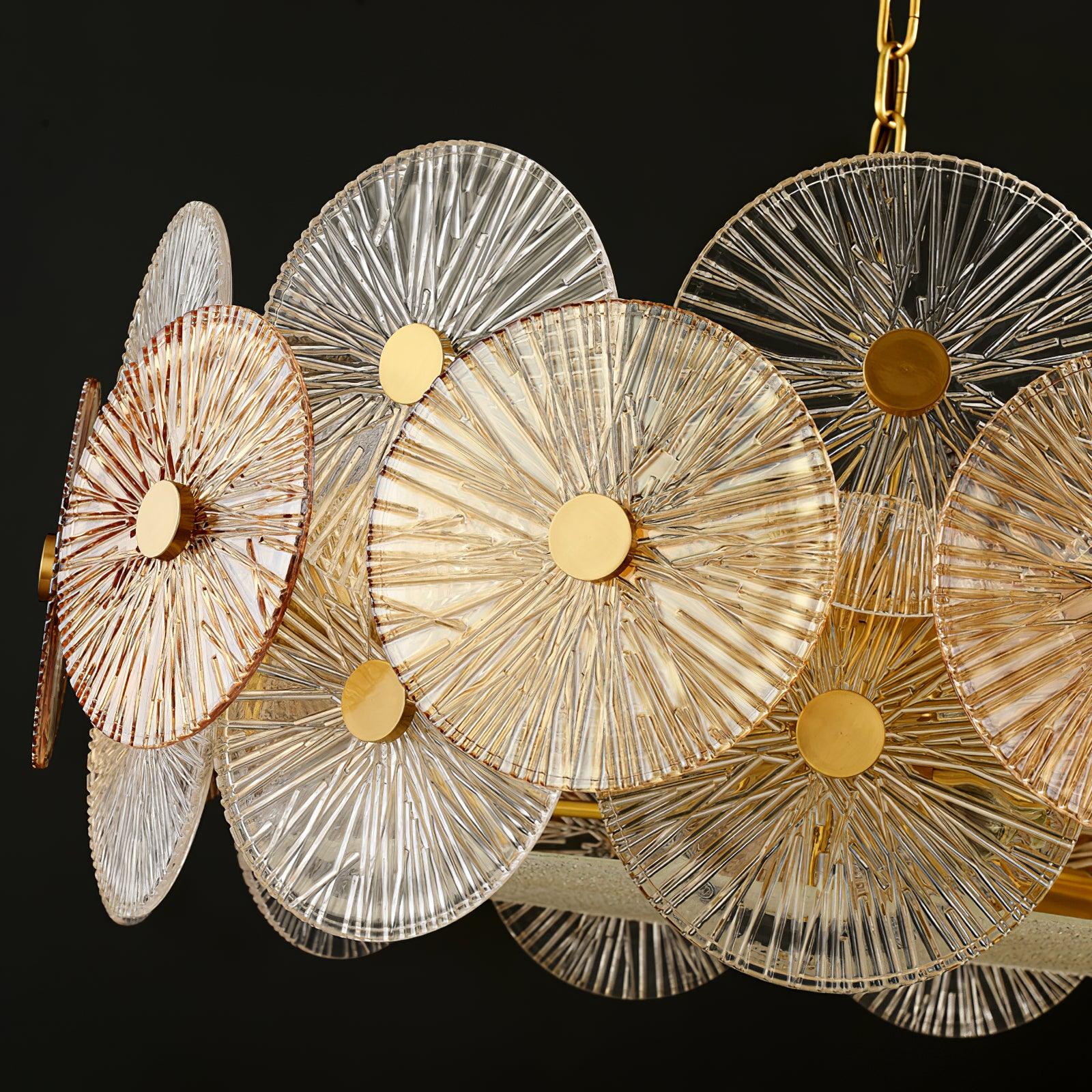 Aurelia Glass Chandelier Light - Blowlighting