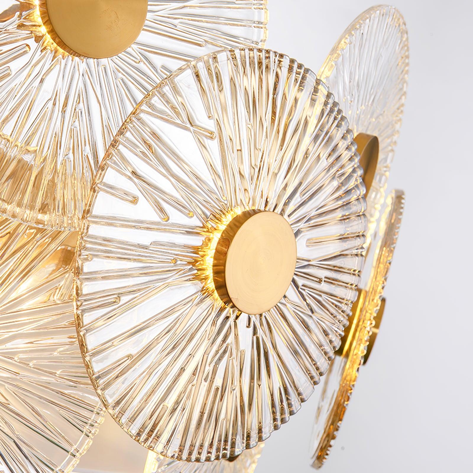 Aurelia Glass Chandelier Light - Blowlighting