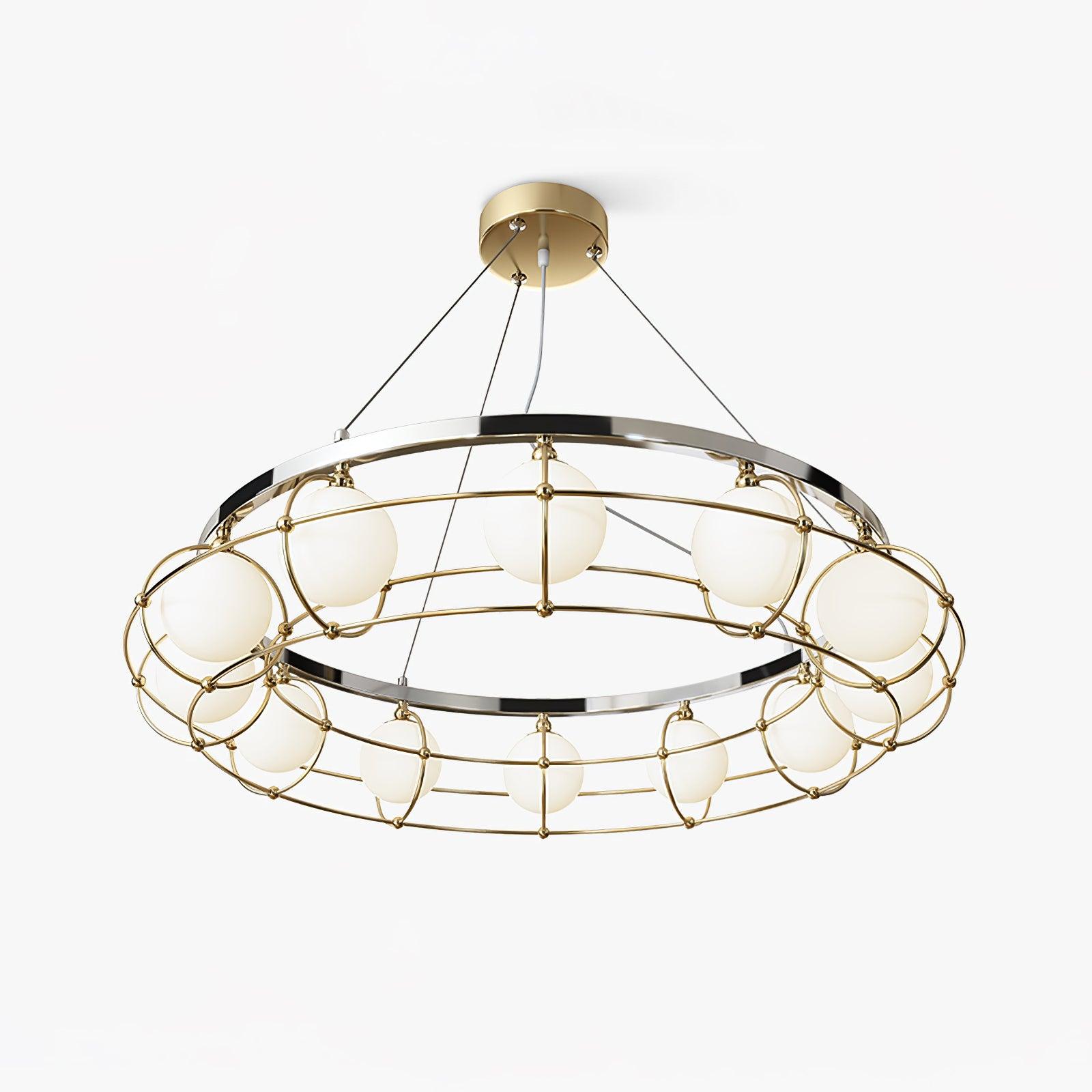 Mia Modern Glass Chandelier - Blowlighting