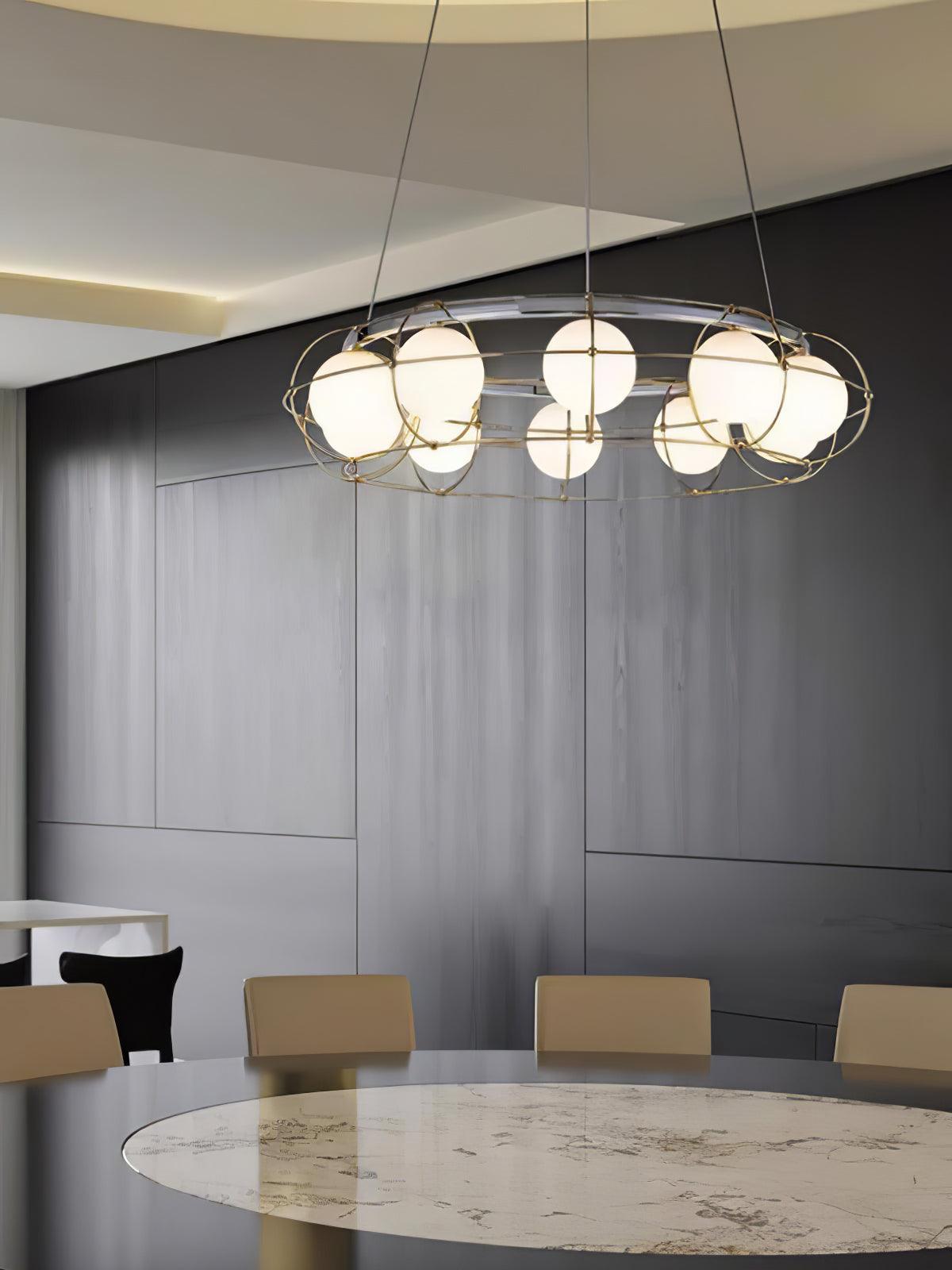 Mia Modern Glass Chandelier - Blowlighting