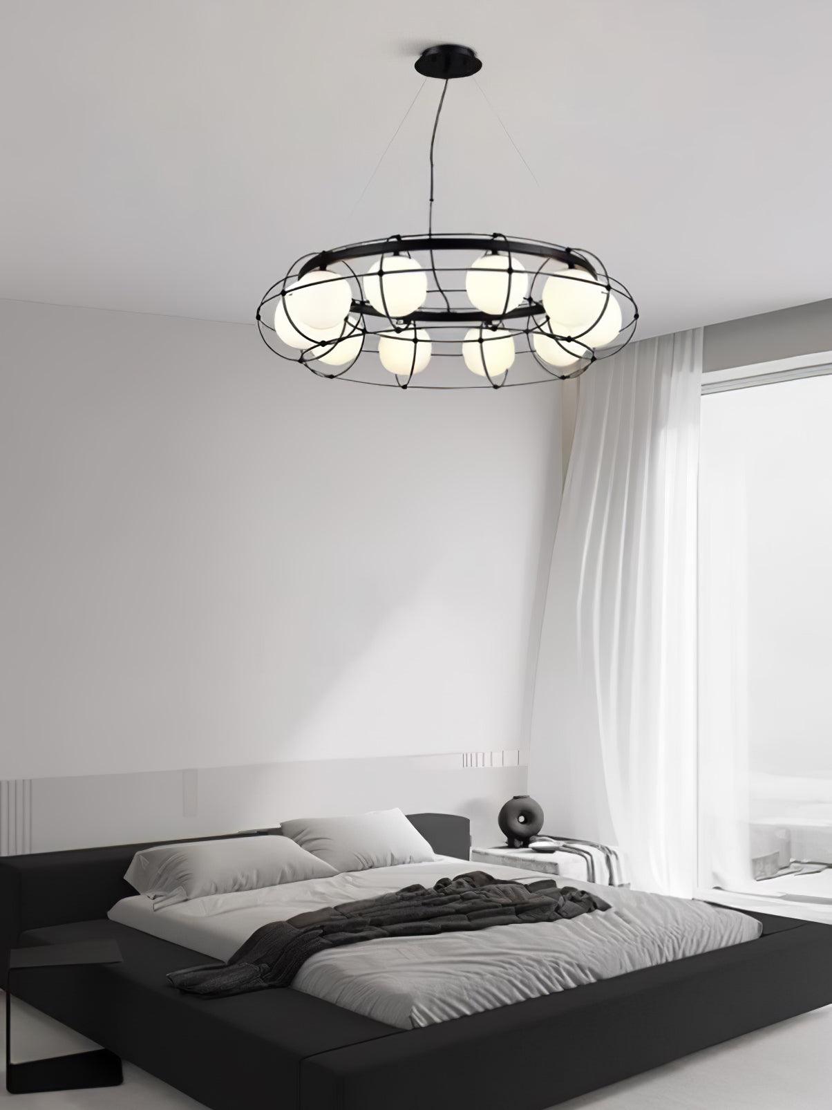 Mia Modern Glass Chandelier - Blowlighting