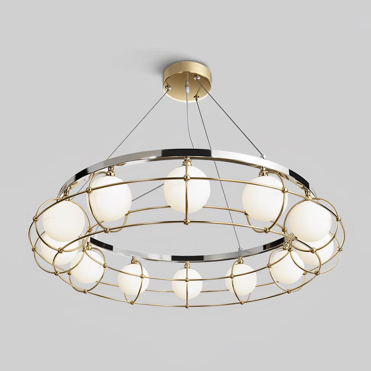 Mia Modern Glass Chandelier - Blowlighting