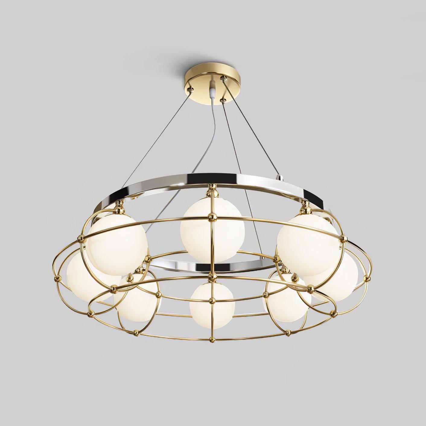 Mia Modern Glass Chandelier - Blowlighting