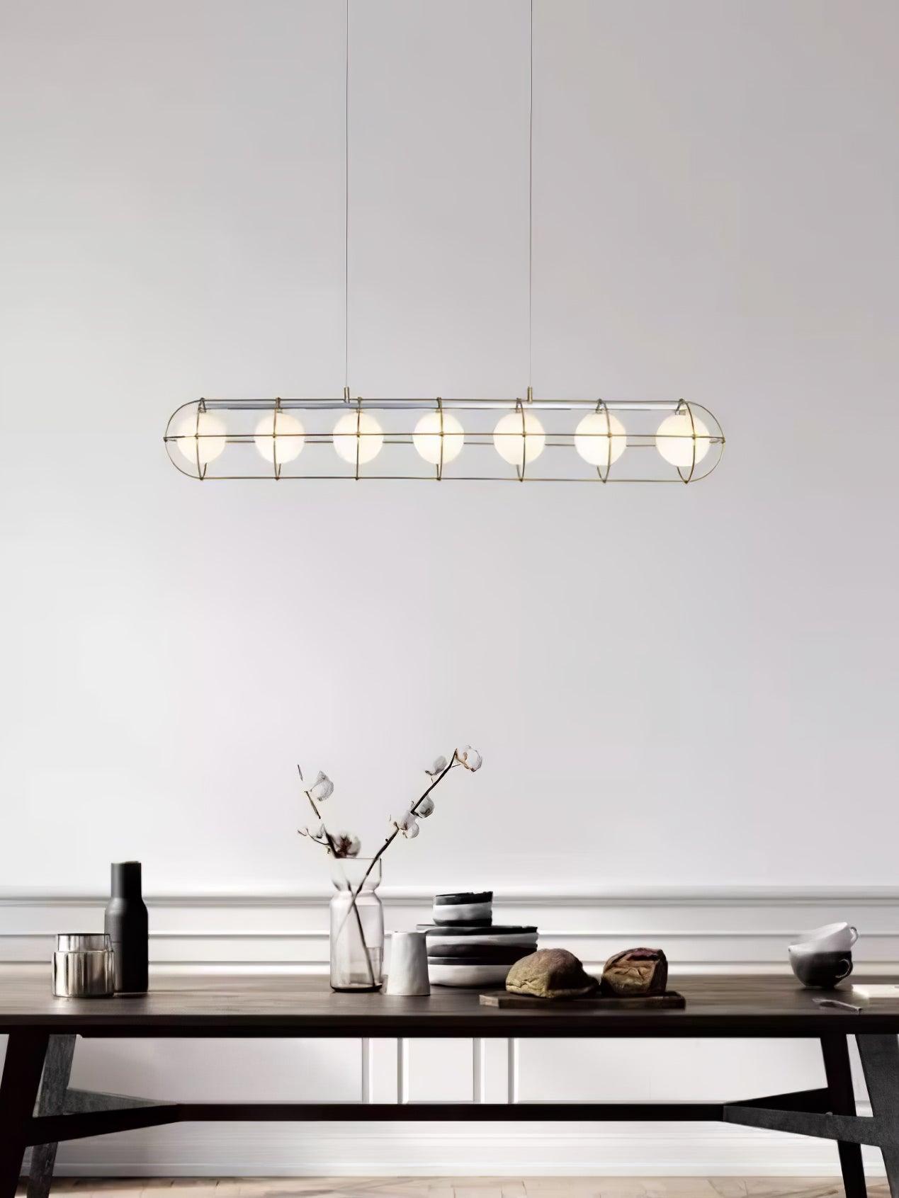 Mia Modern Glass Chandelier - Blowlighting