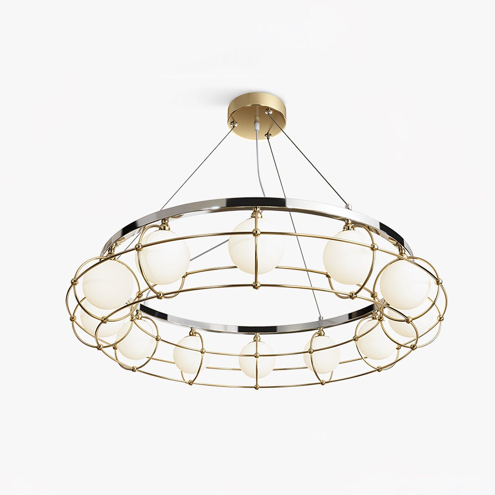 Mia Modern Glass Chandelier - Blowlighting