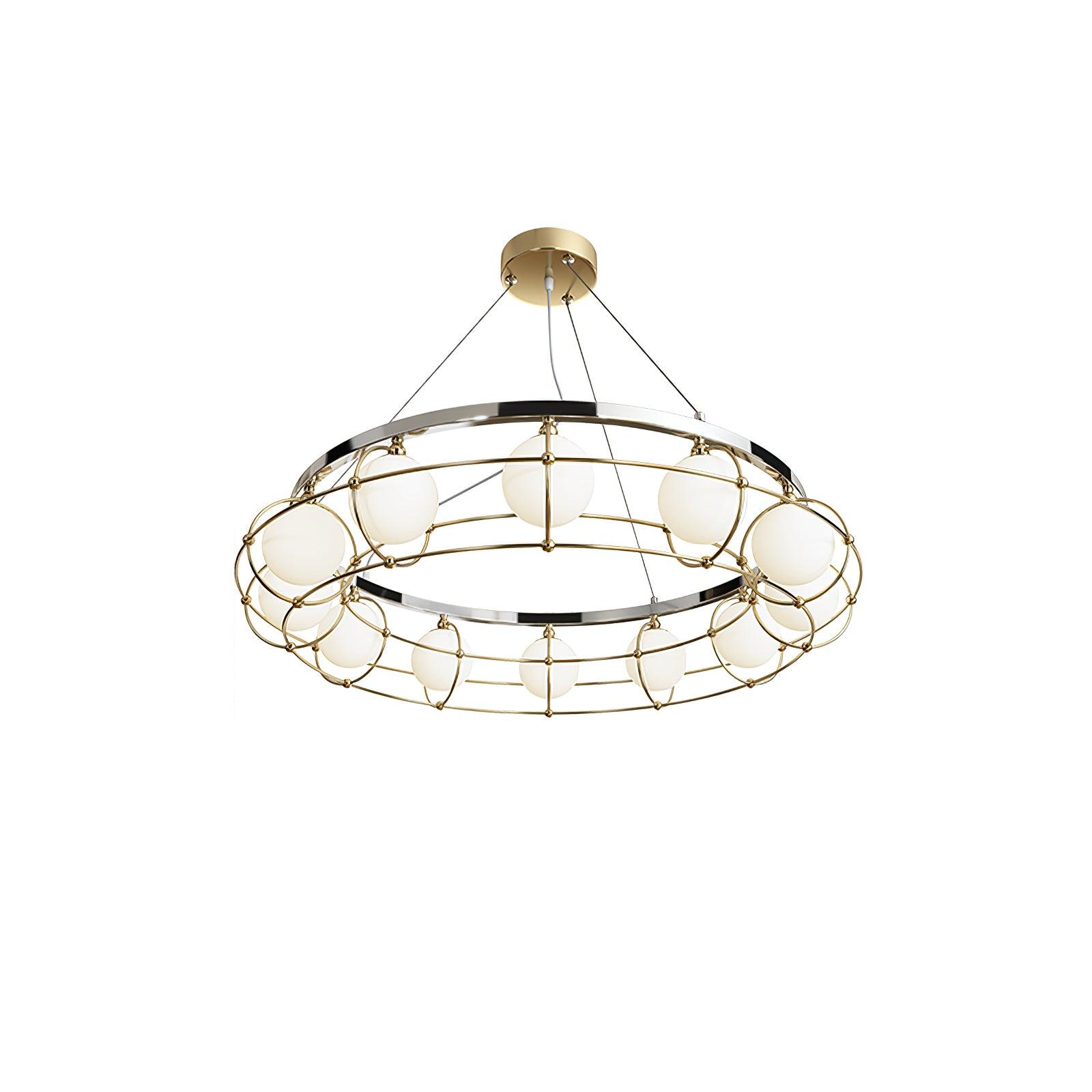 Mia Modern Glass Chandelier - Blowlighting