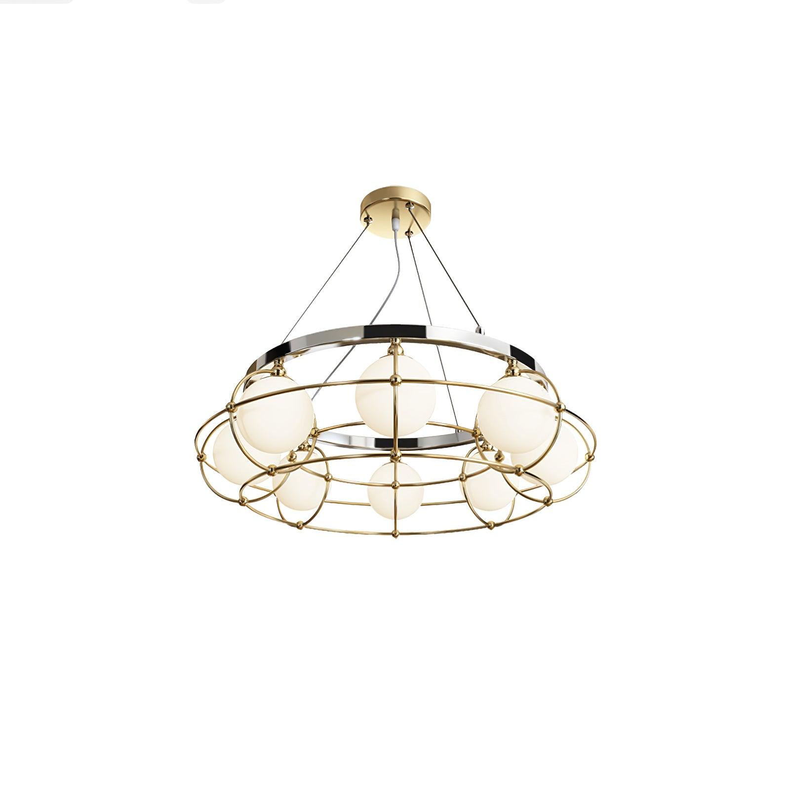 Mia Modern Glass Chandelier - Blowlighting