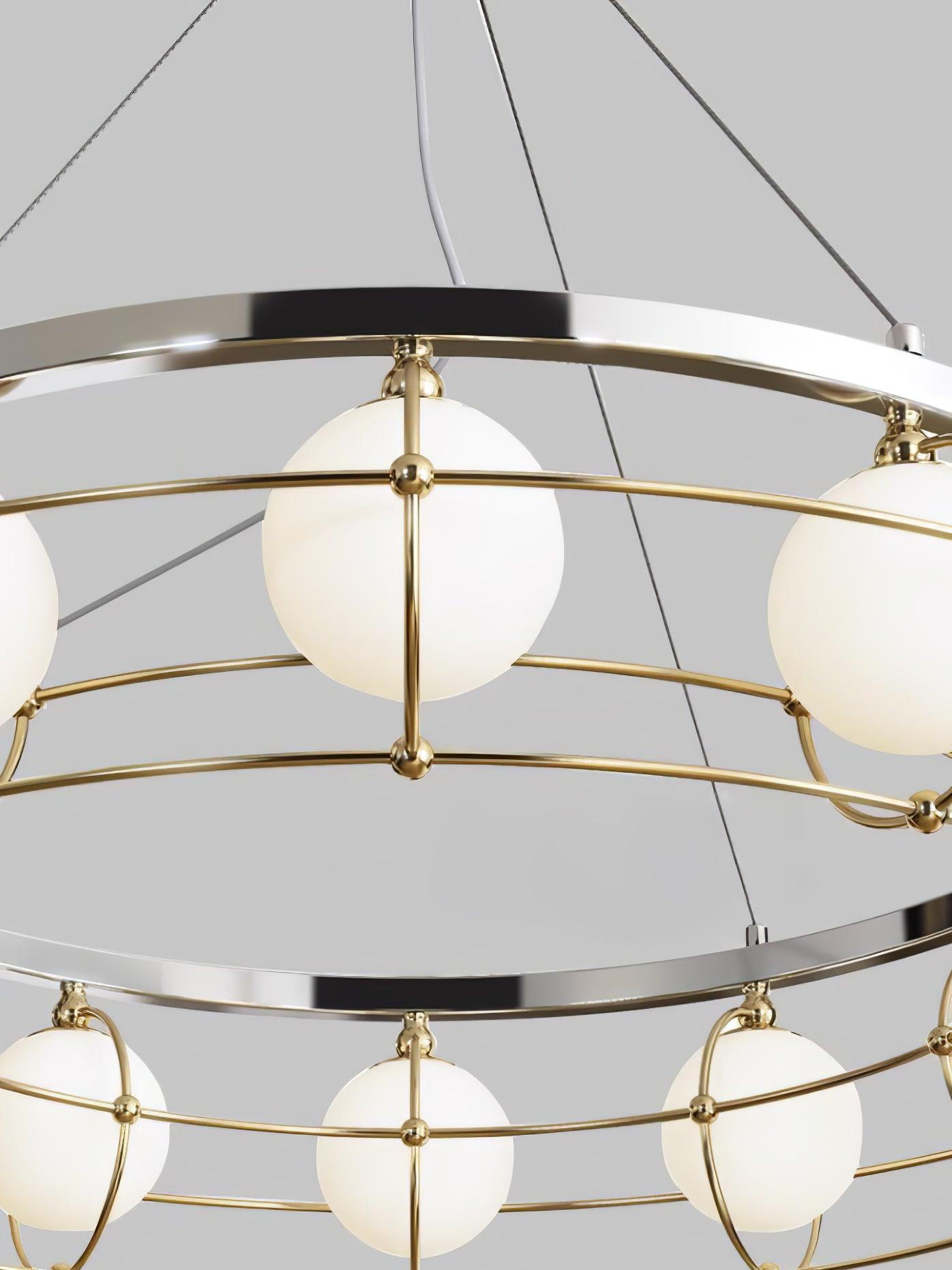 Mia Modern Glass Chandelier - Blowlighting