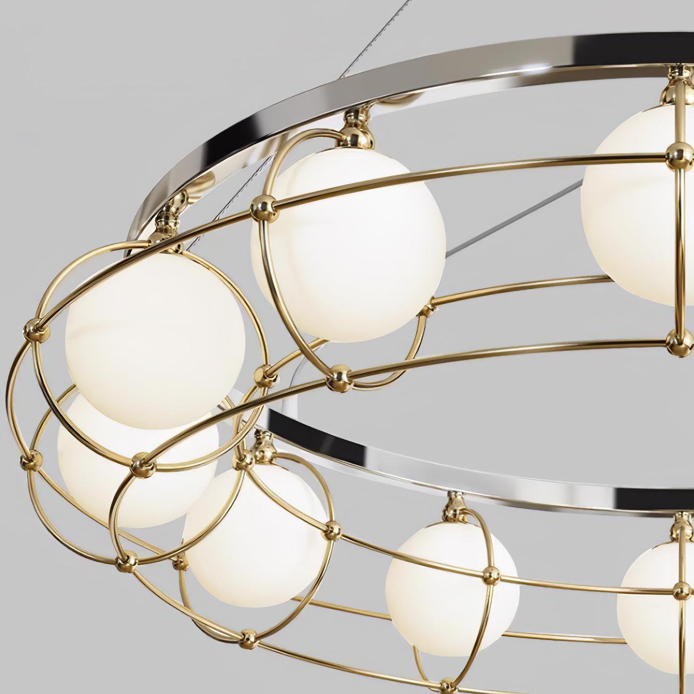 Mia Modern Glass Chandelier - Blowlighting