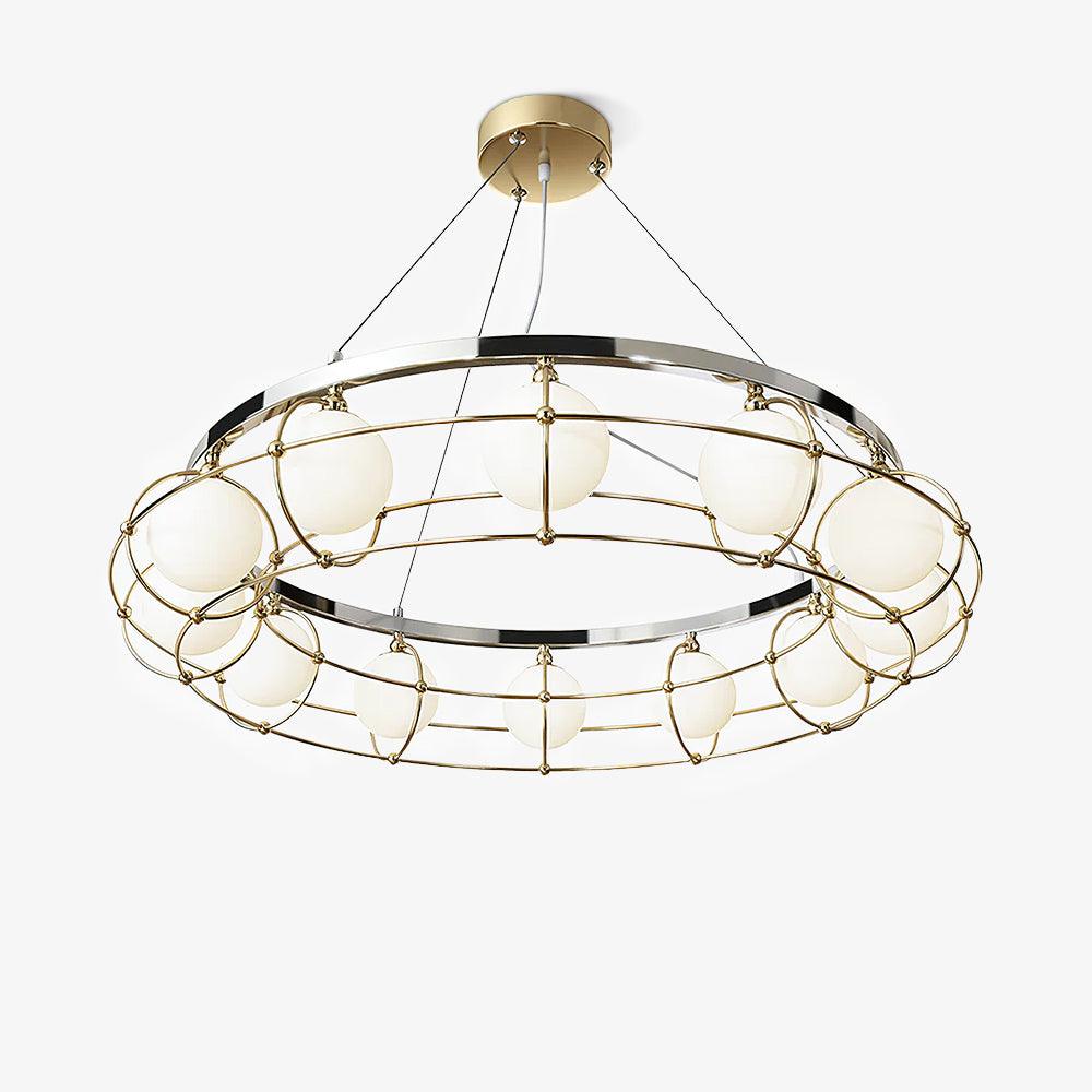 Mia Modern Glass Chandelier - Blowlighting