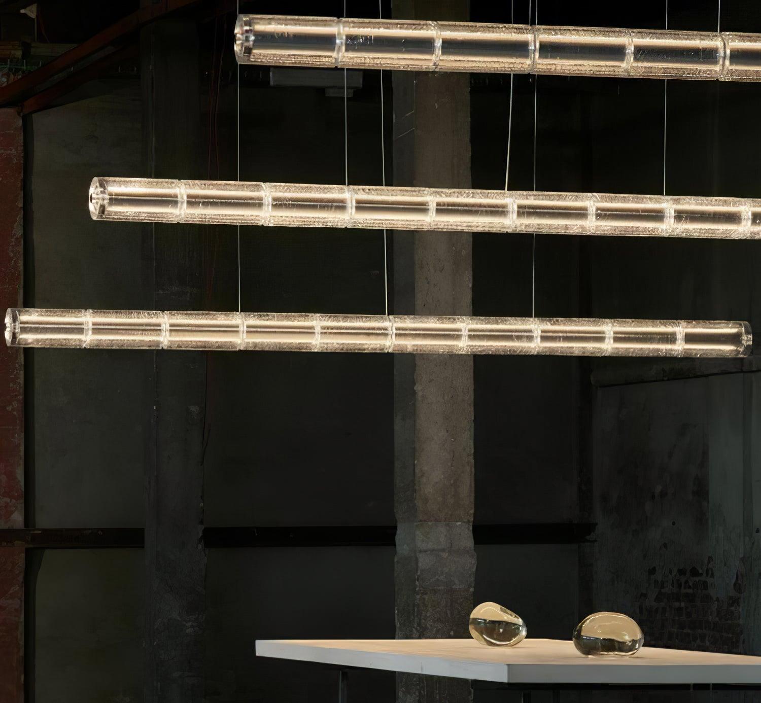 Lyliris Glass Linear Pendant - Blowlighting