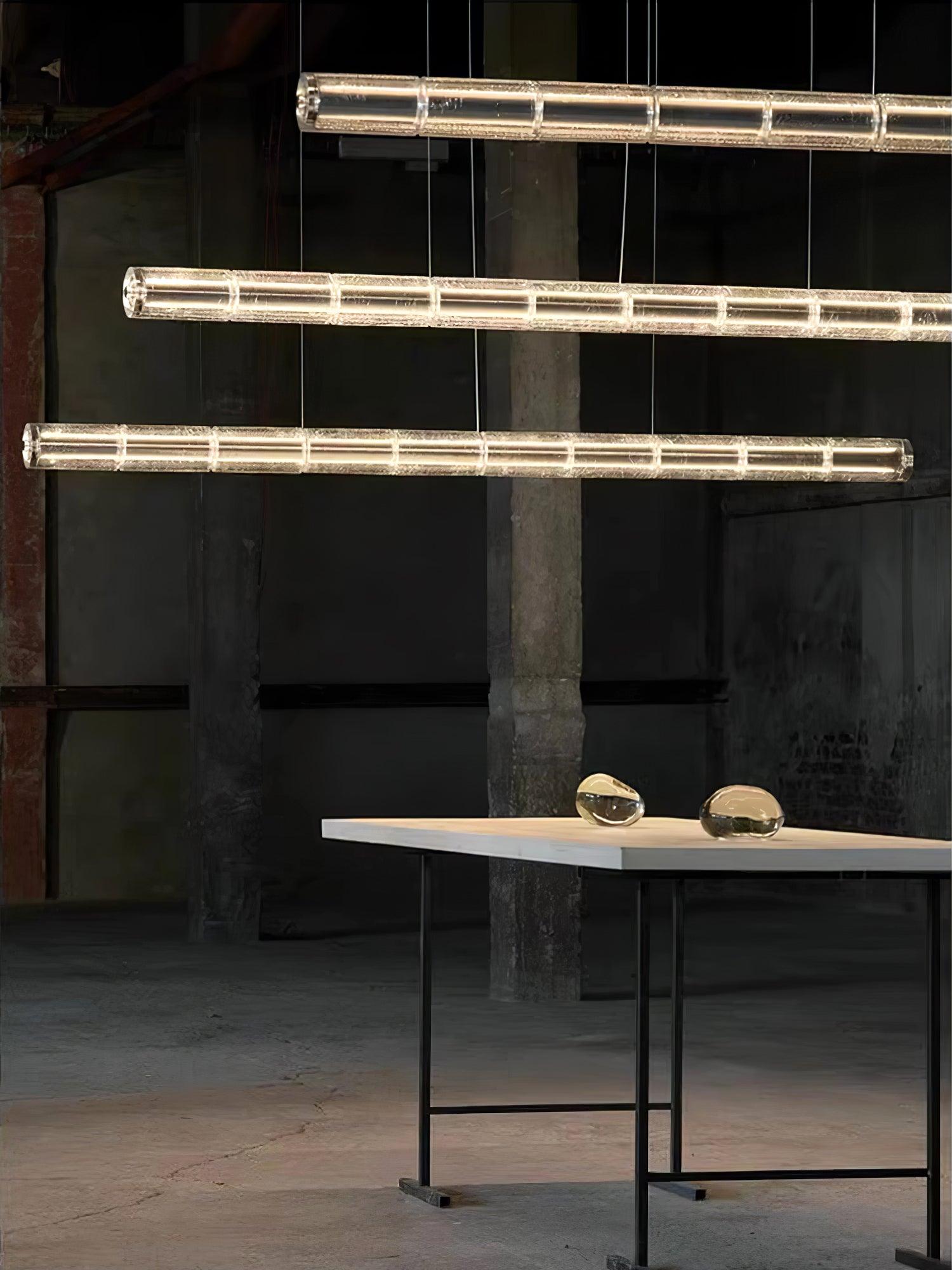 Lyliris Glass Linear Pendant - Blowlighting