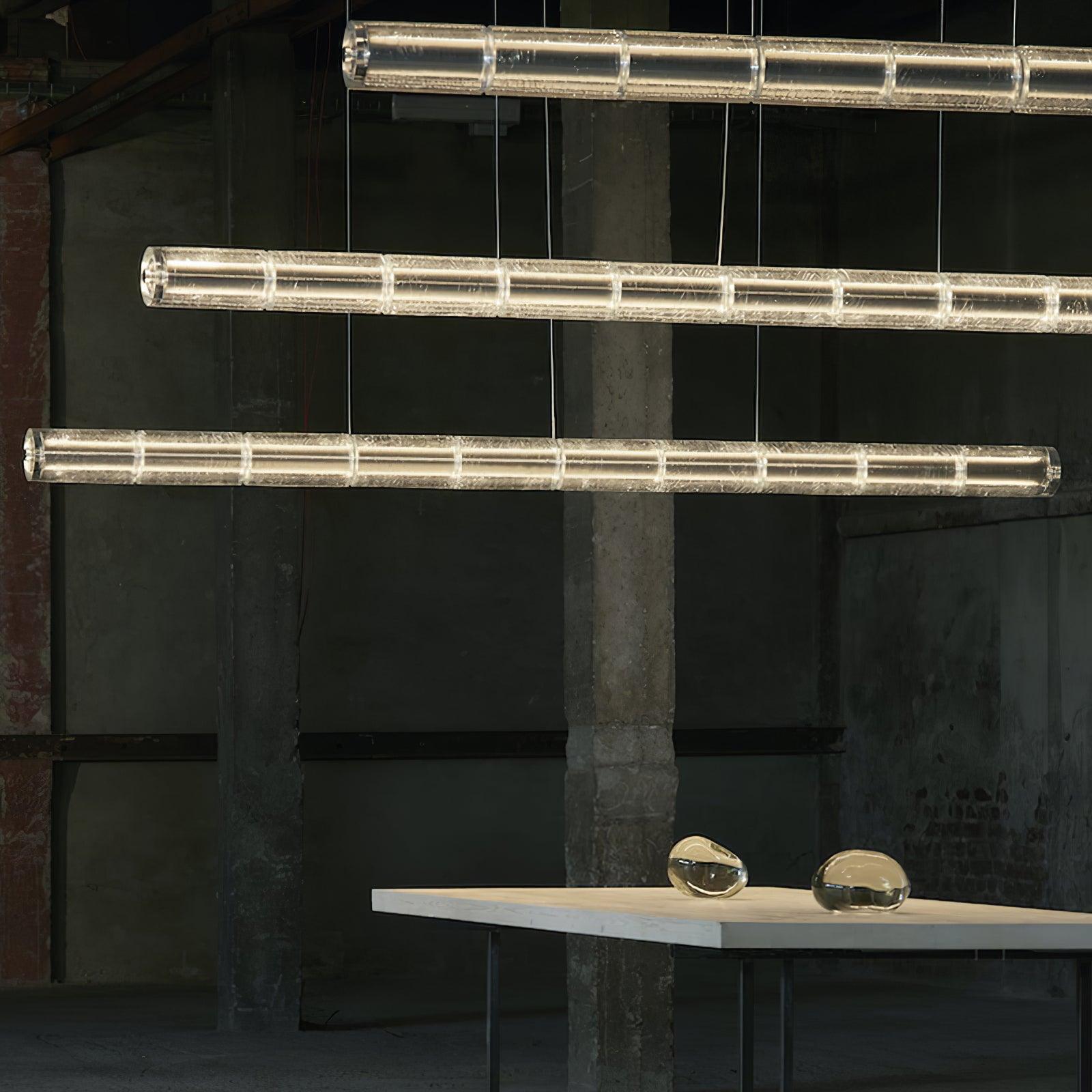 Lyliris Glass Linear Pendant - Blowlighting