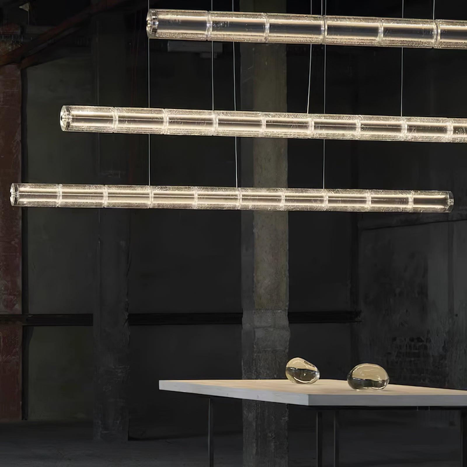 Lyliris Glass Linear Pendant - Blowlighting