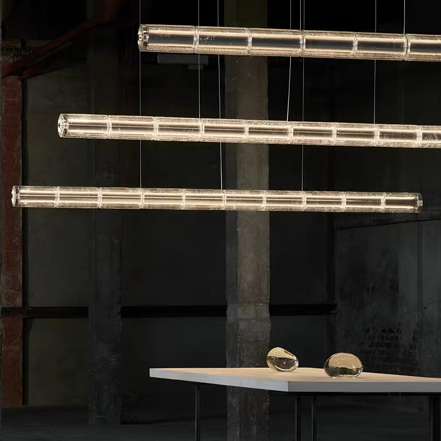 Lyliris Glass Linear Pendant - Blowlighting