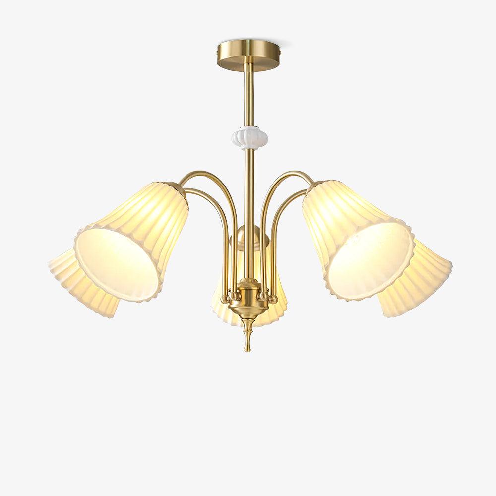 Silas Vintage Metal Chandelier - Blowlighting