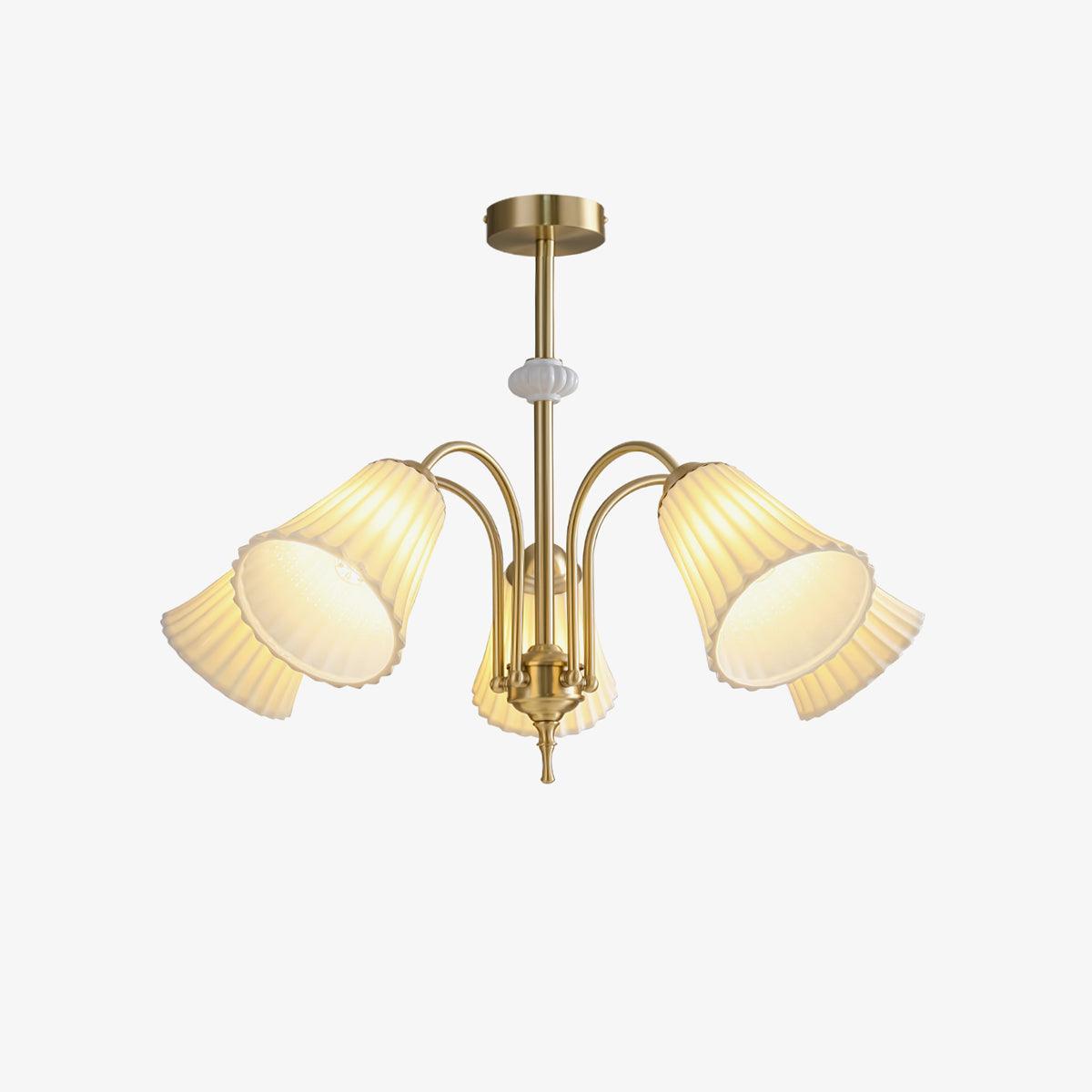 Silas Vintage Metal Chandelier - Blowlighting
