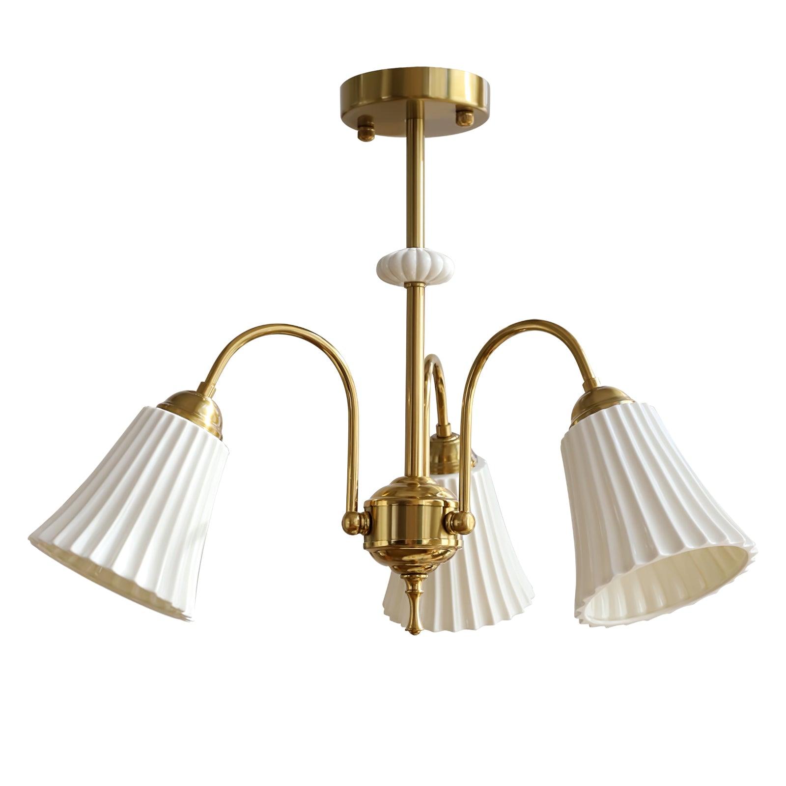 Silas Vintage Metal Chandelier - Blowlighting