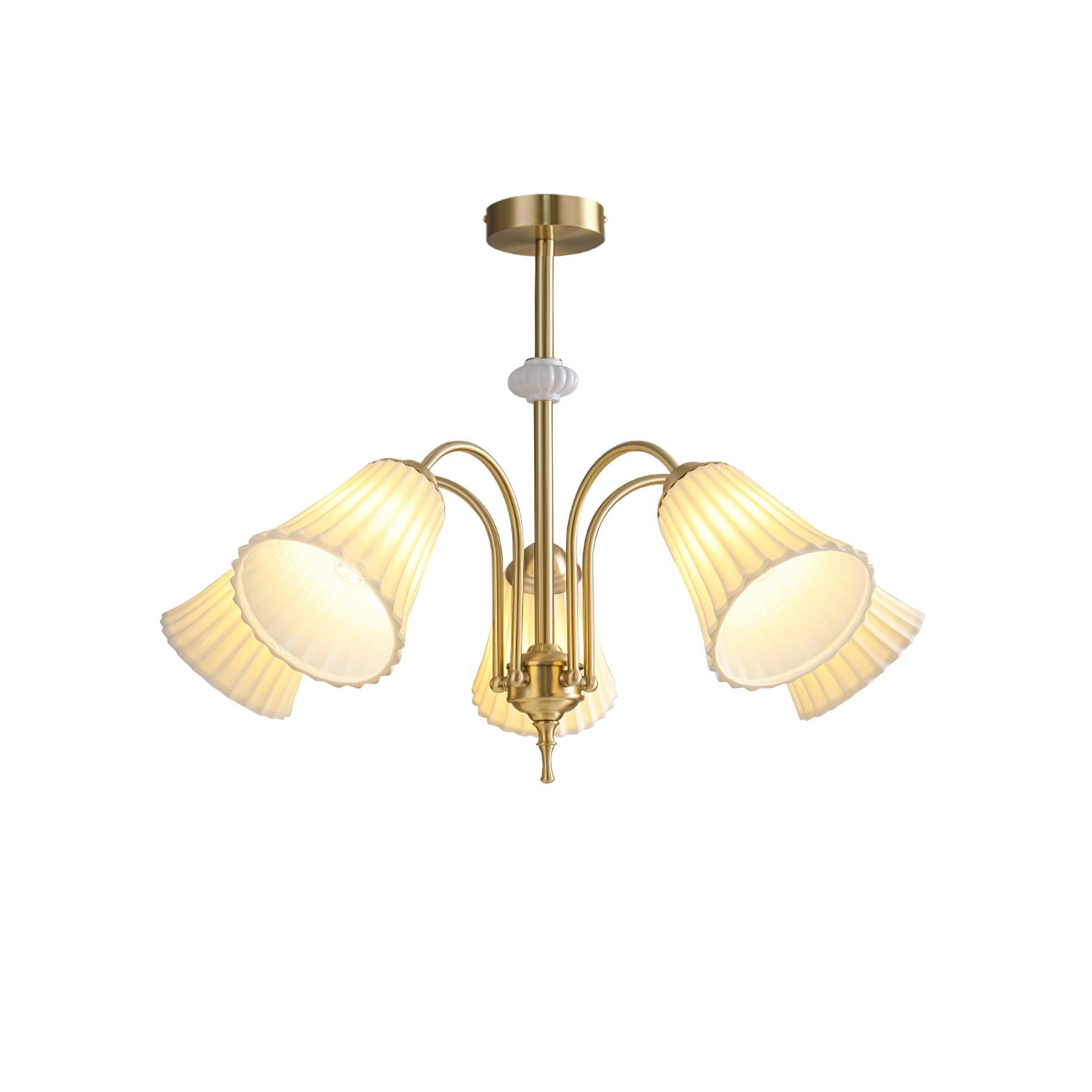 Silas Vintage Metal Chandelier - Blowlighting