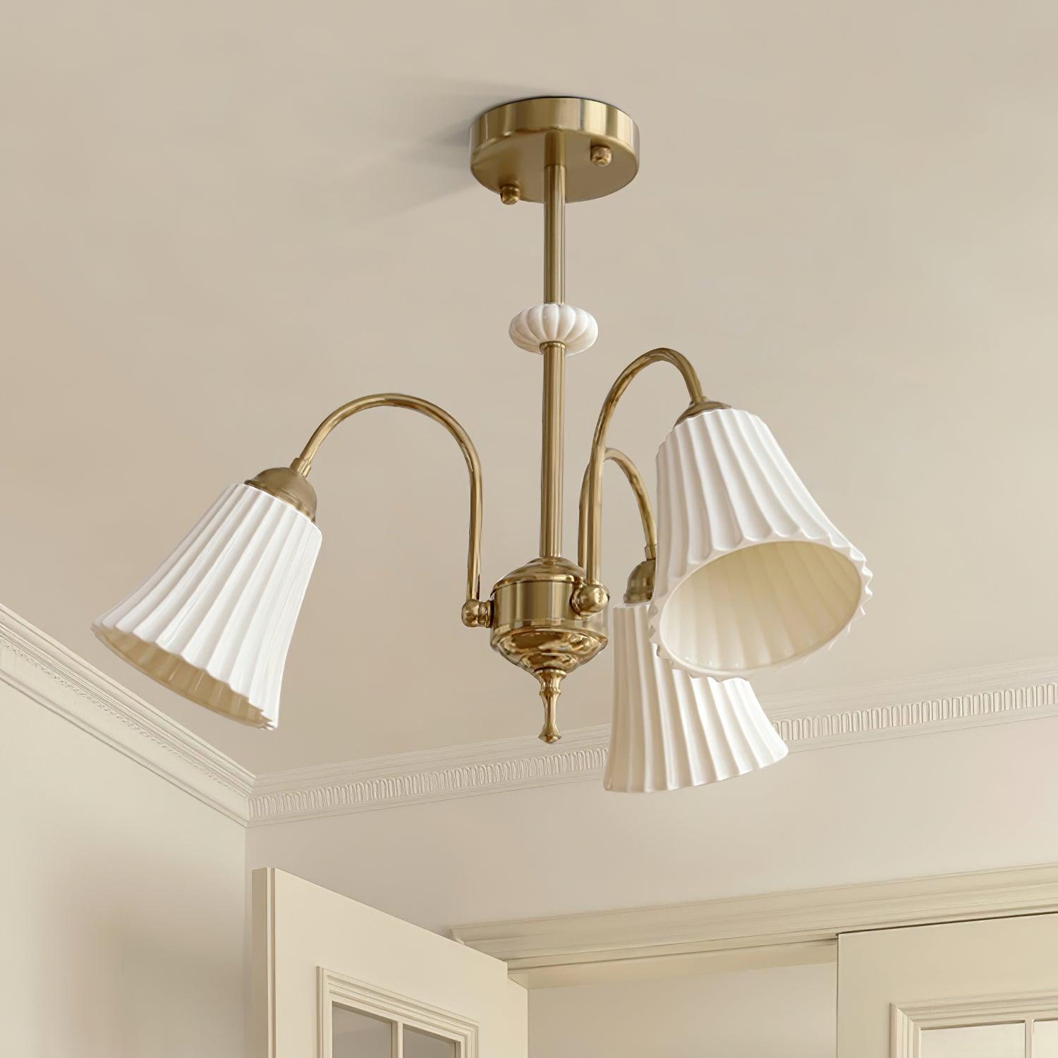 Silas Vintage Metal Chandelier - Blowlighting