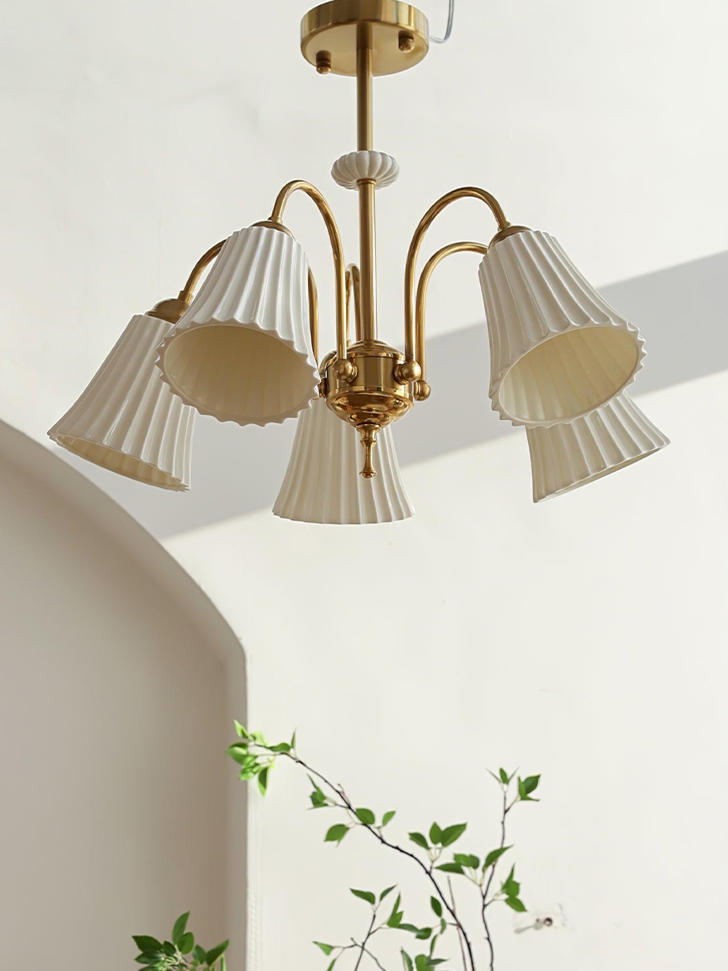 Silas Vintage Metal Chandelier - Blowlighting