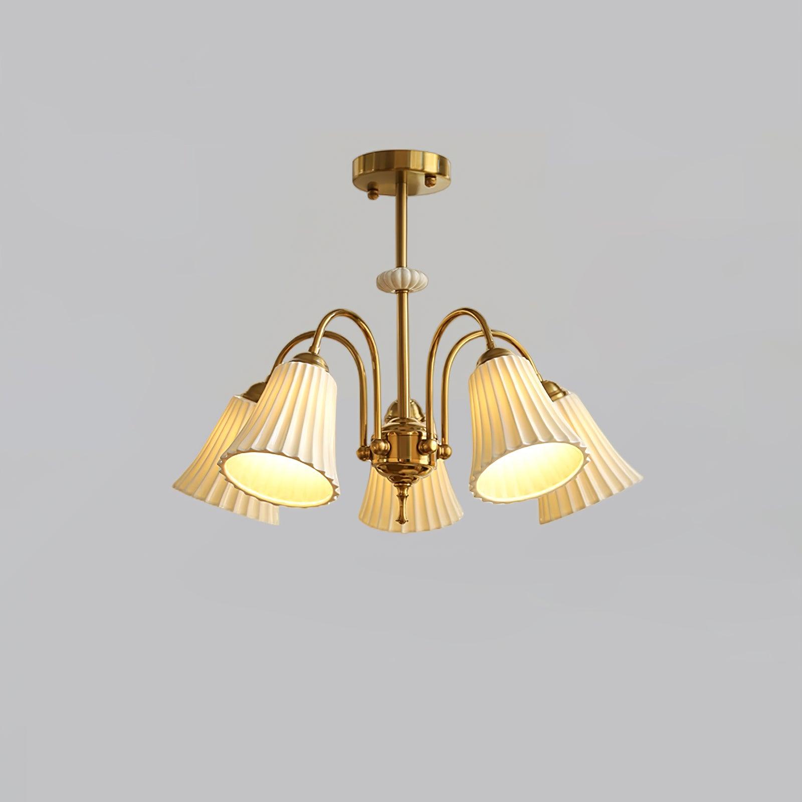 Silas Vintage Metal Chandelier - Blowlighting