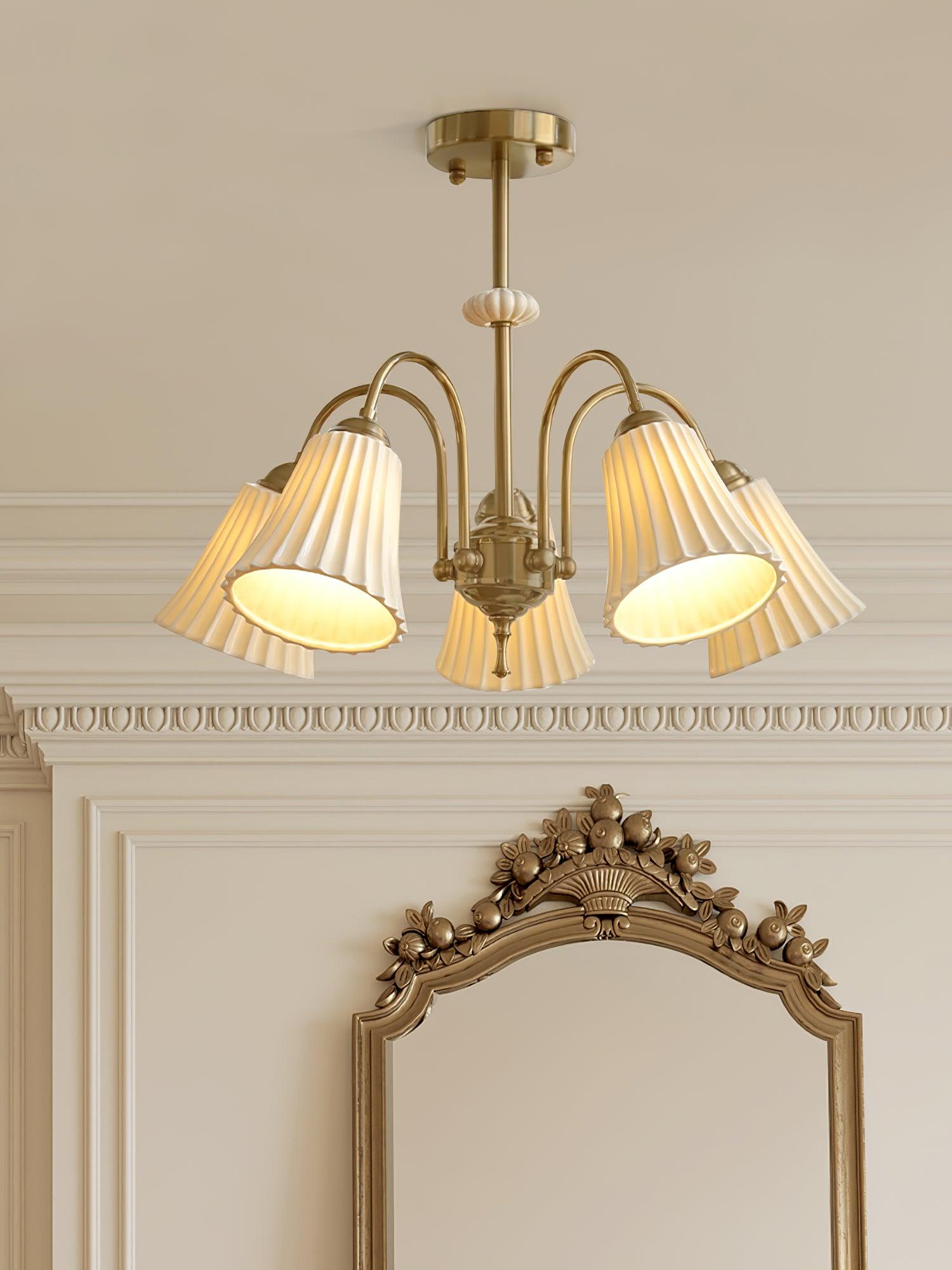 Silas Vintage Metal Chandelier - Blowlighting