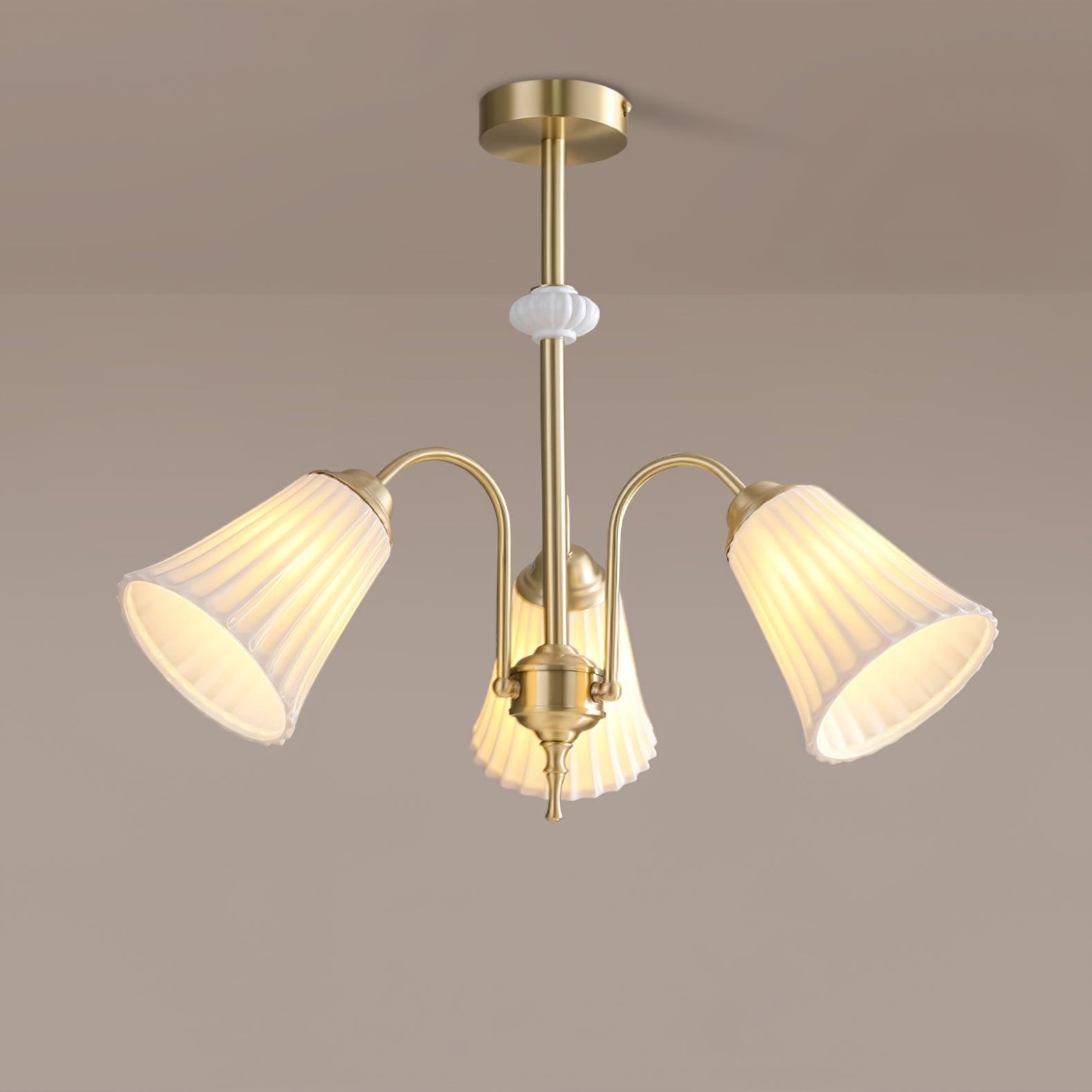 Silas Vintage Metal Chandelier - Blowlighting