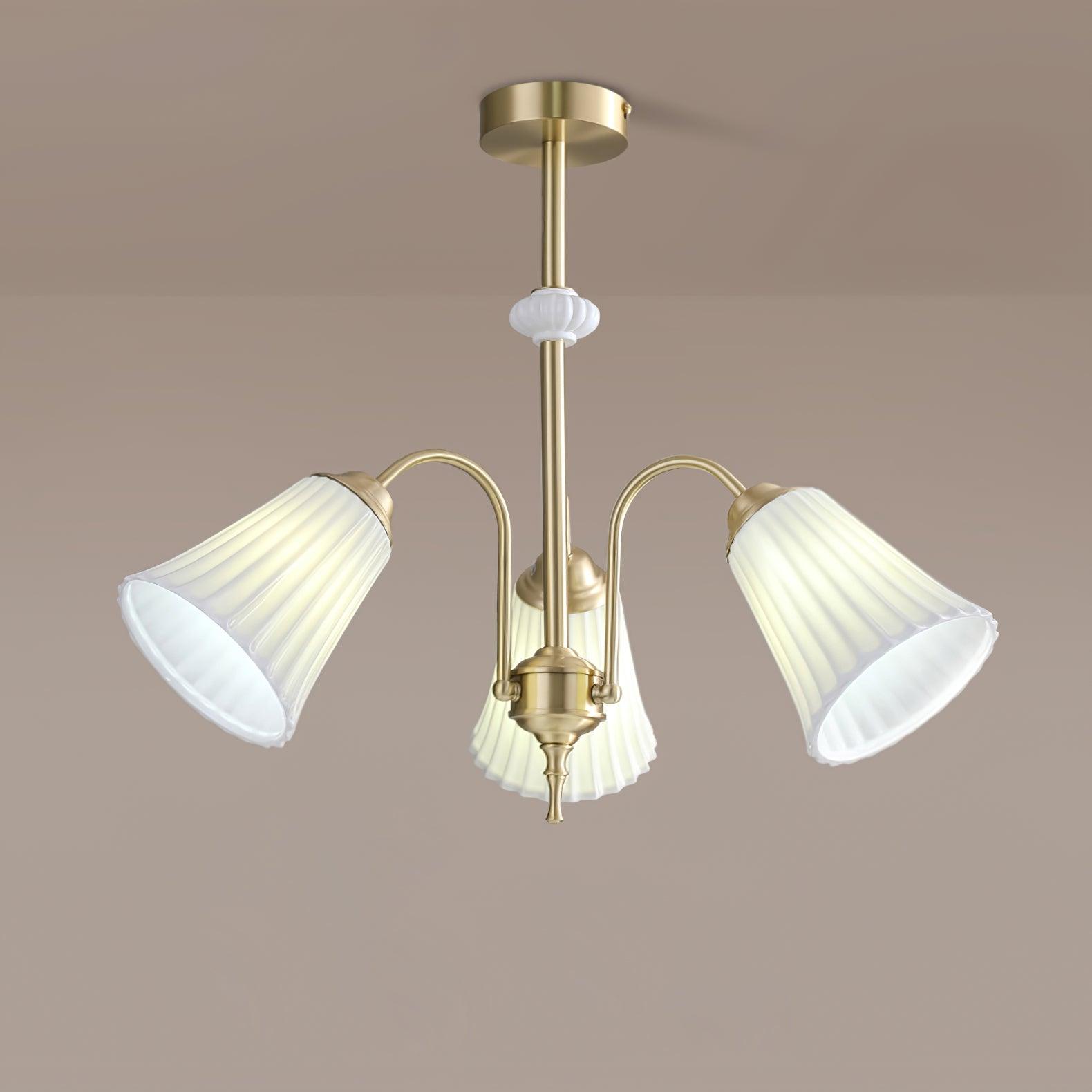 Silas Vintage Metal Chandelier - Blowlighting