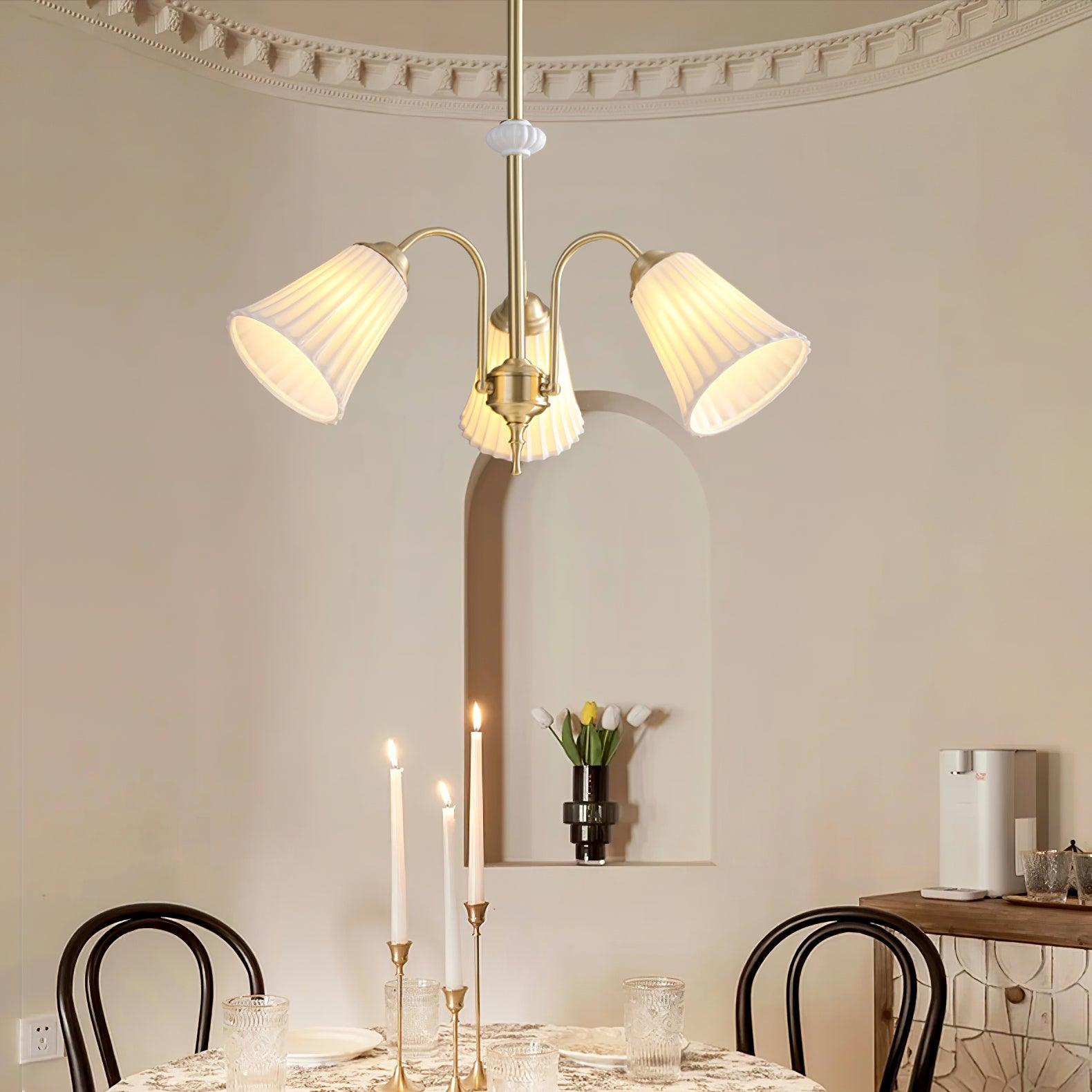 Silas Vintage Metal Chandelier - Blowlighting