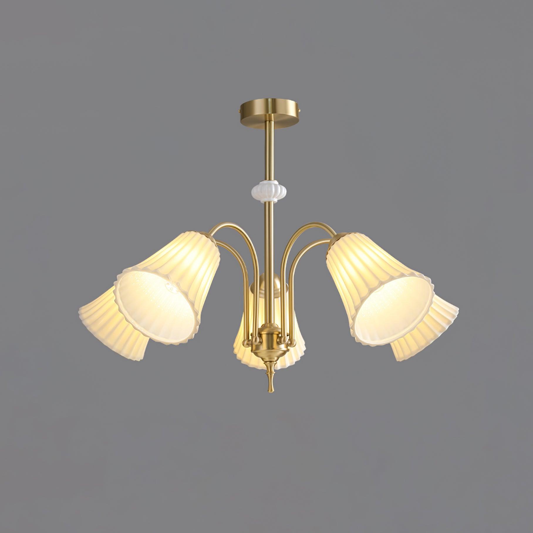 Silas Vintage Metal Chandelier - Blowlighting
