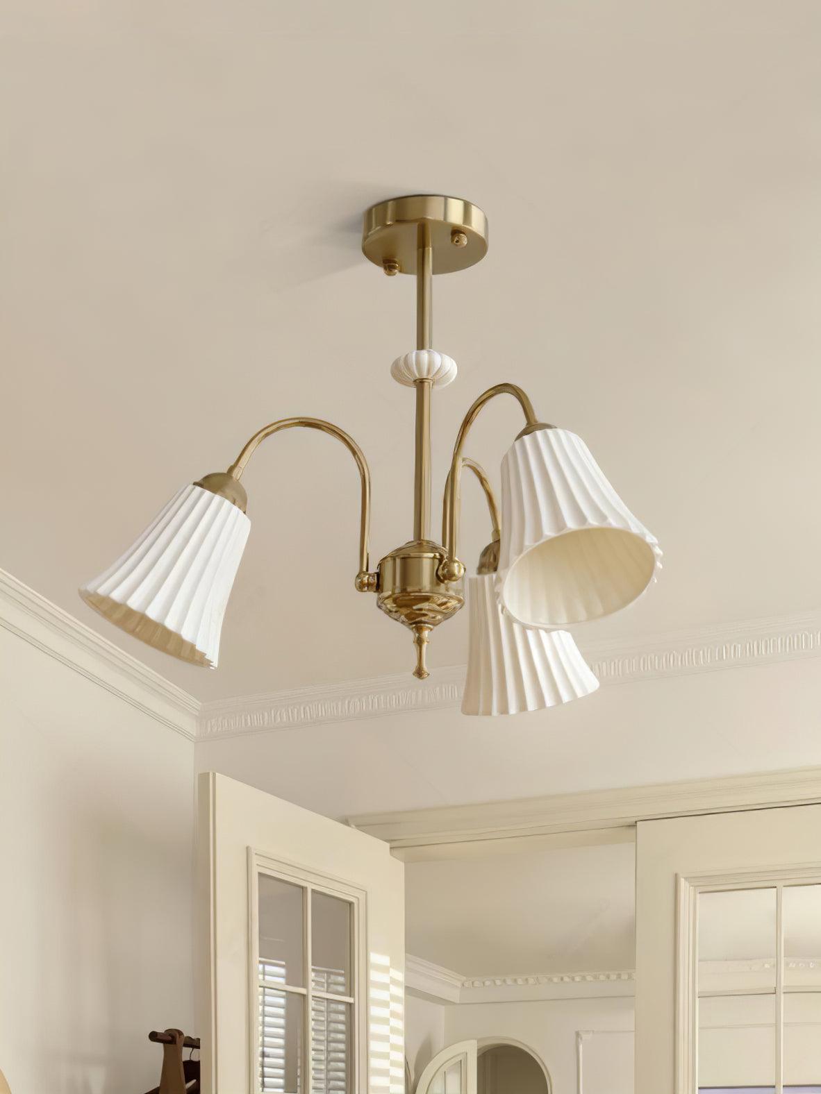 Silas Vintage Metal Chandelier - Blowlighting